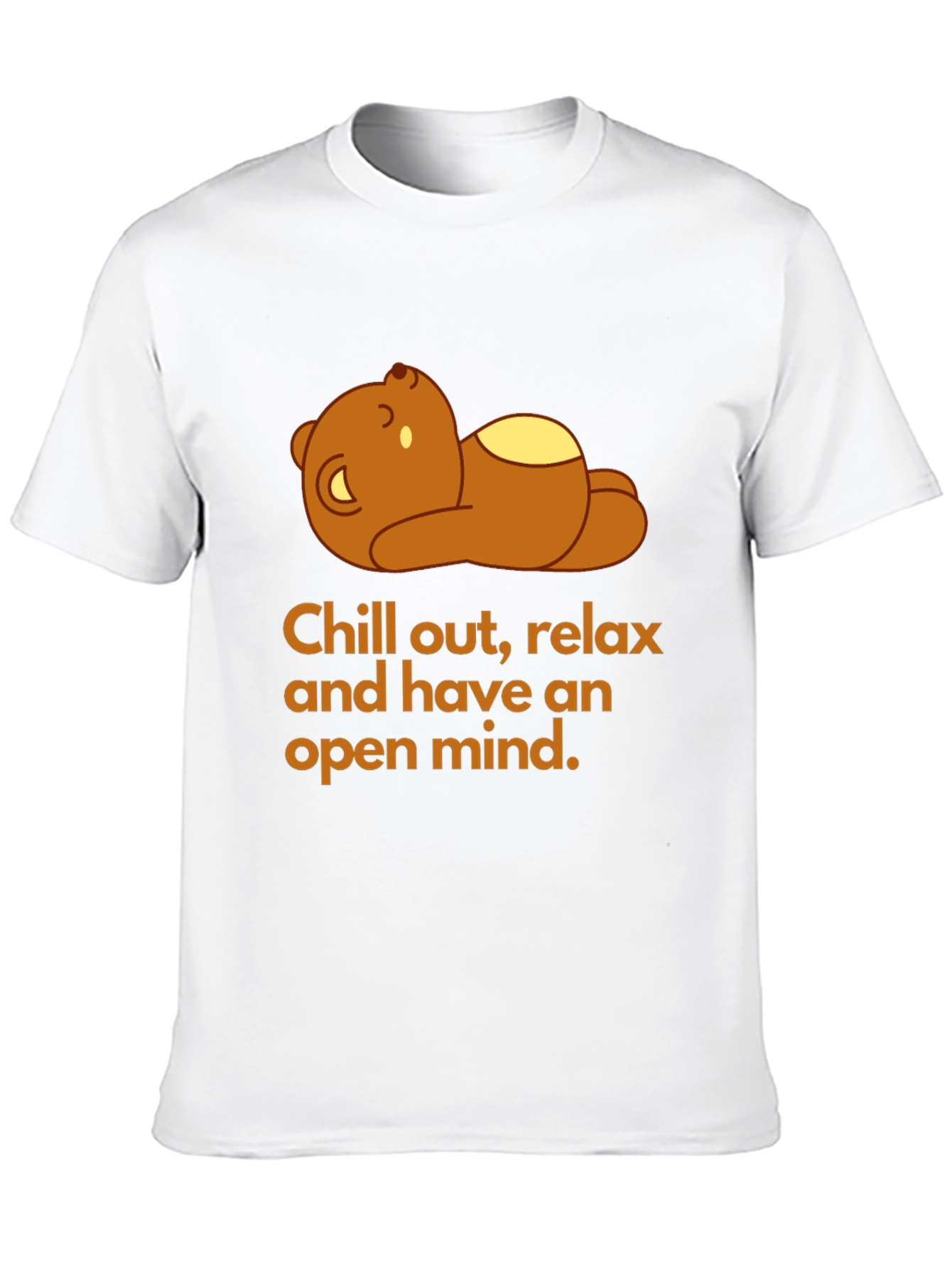Relax Bear Graphic Tee - Chill Out T-Shirt