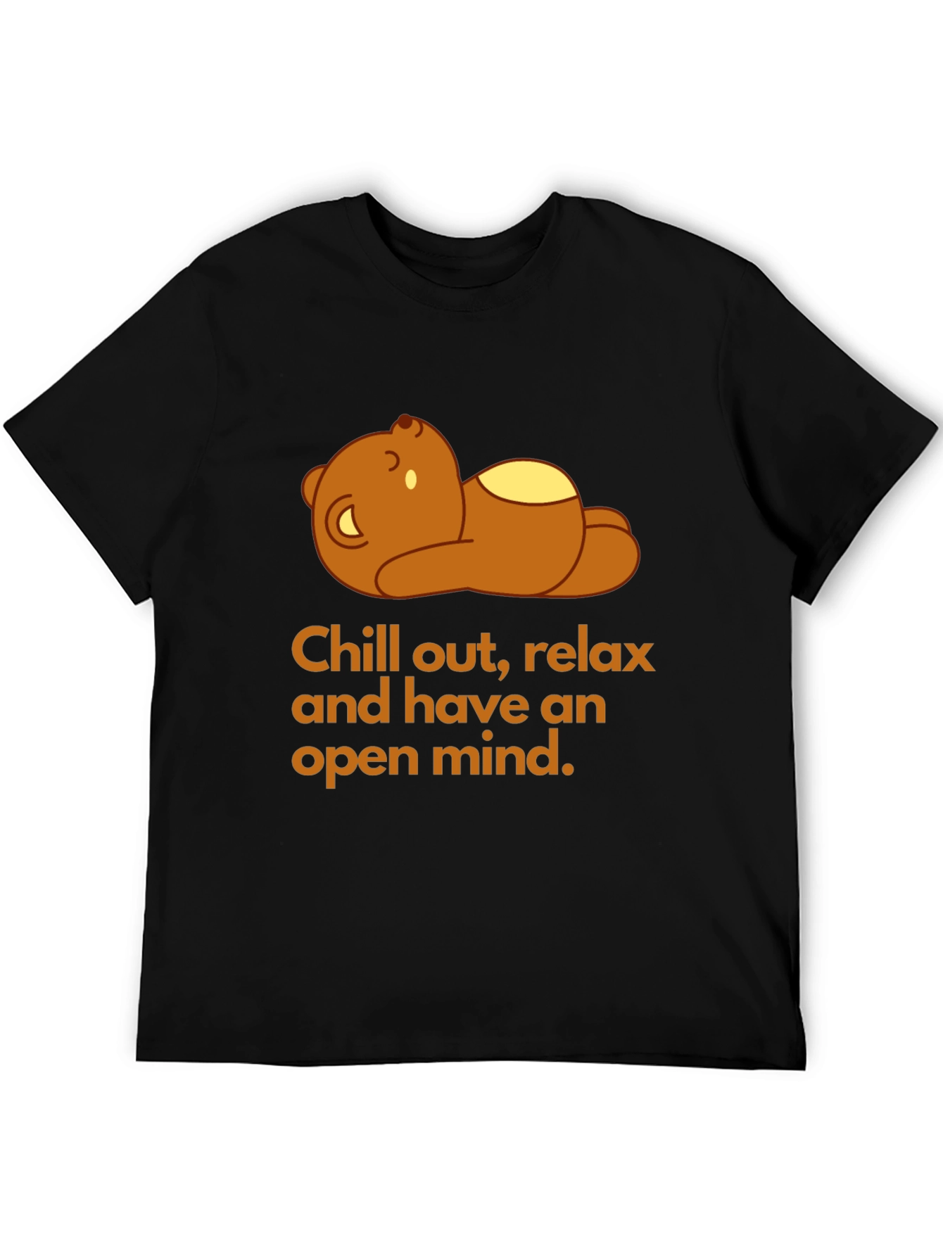 Relax Bear Graphic Tee - Chill Out T-Shirt