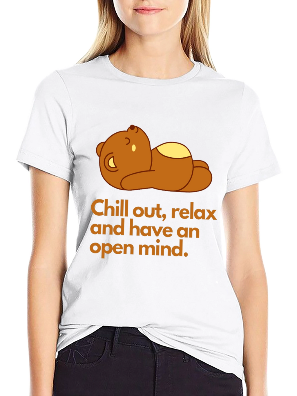 Relax Bear Graphic Tee - Chill Out T-Shirt