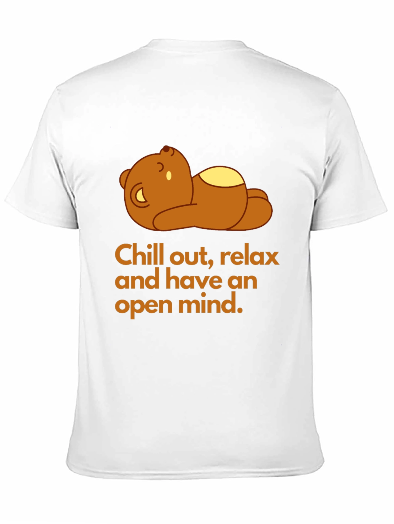 Relax Bear Graphic Tee - Chill Out T-Shirt