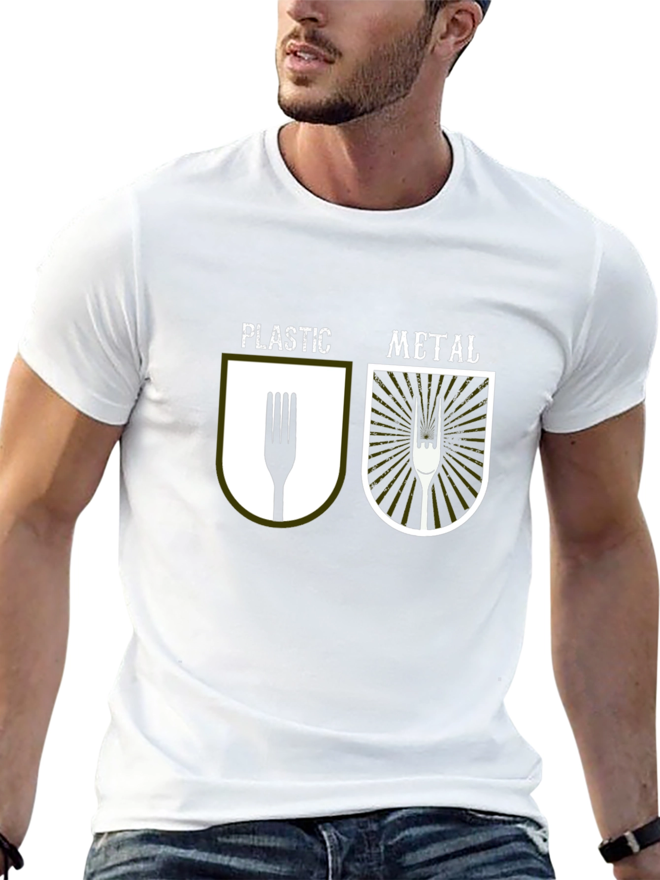 Plastic Metal Fork T-Shirt