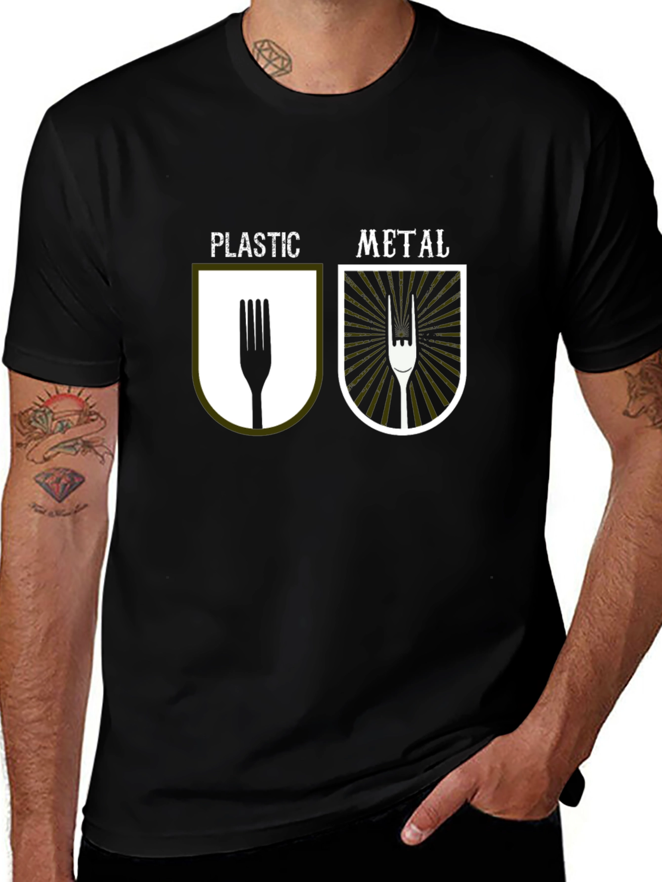Plastic Metal Fork T-Shirt