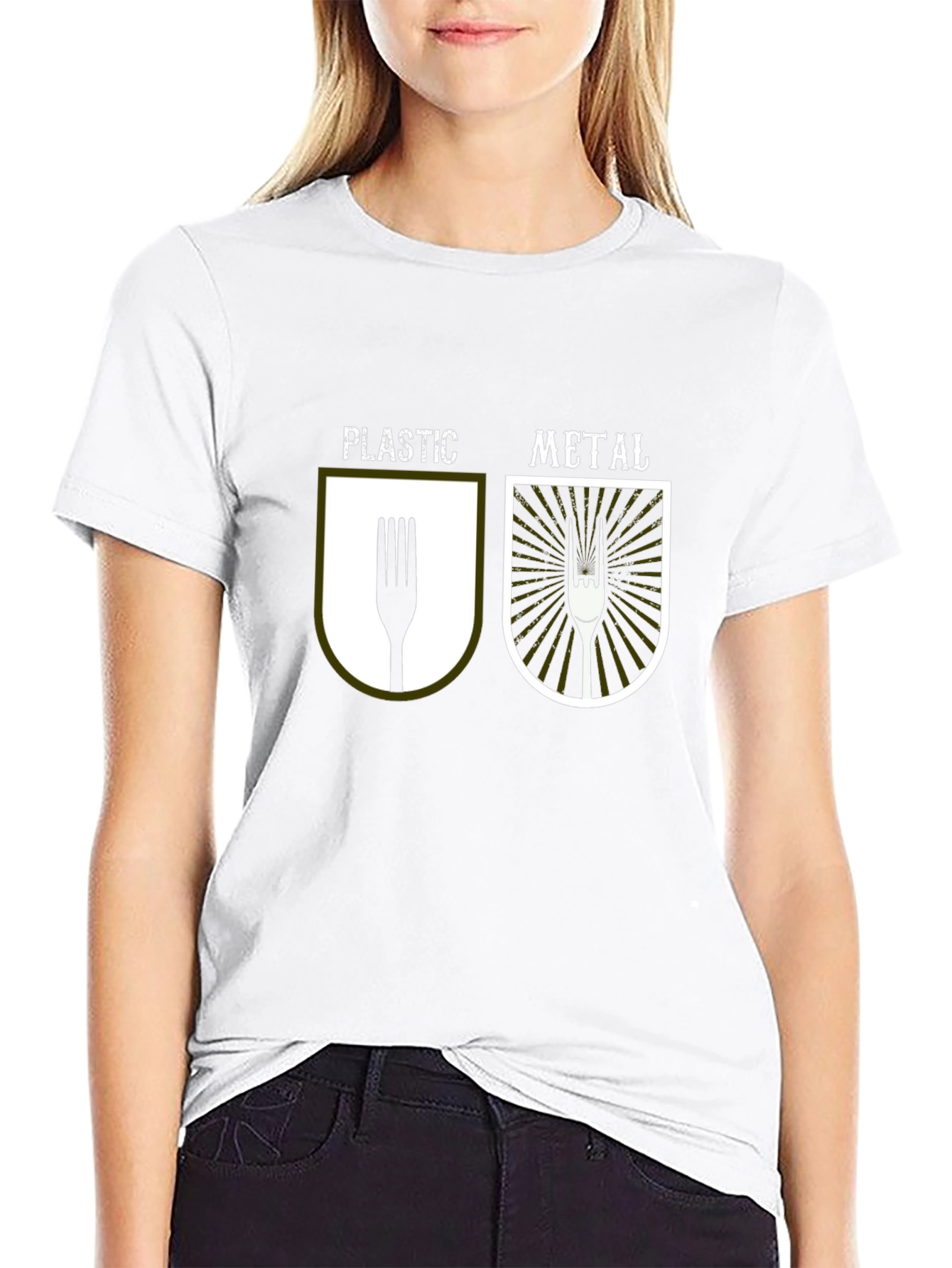 Plastic Metal Fork T-Shirt