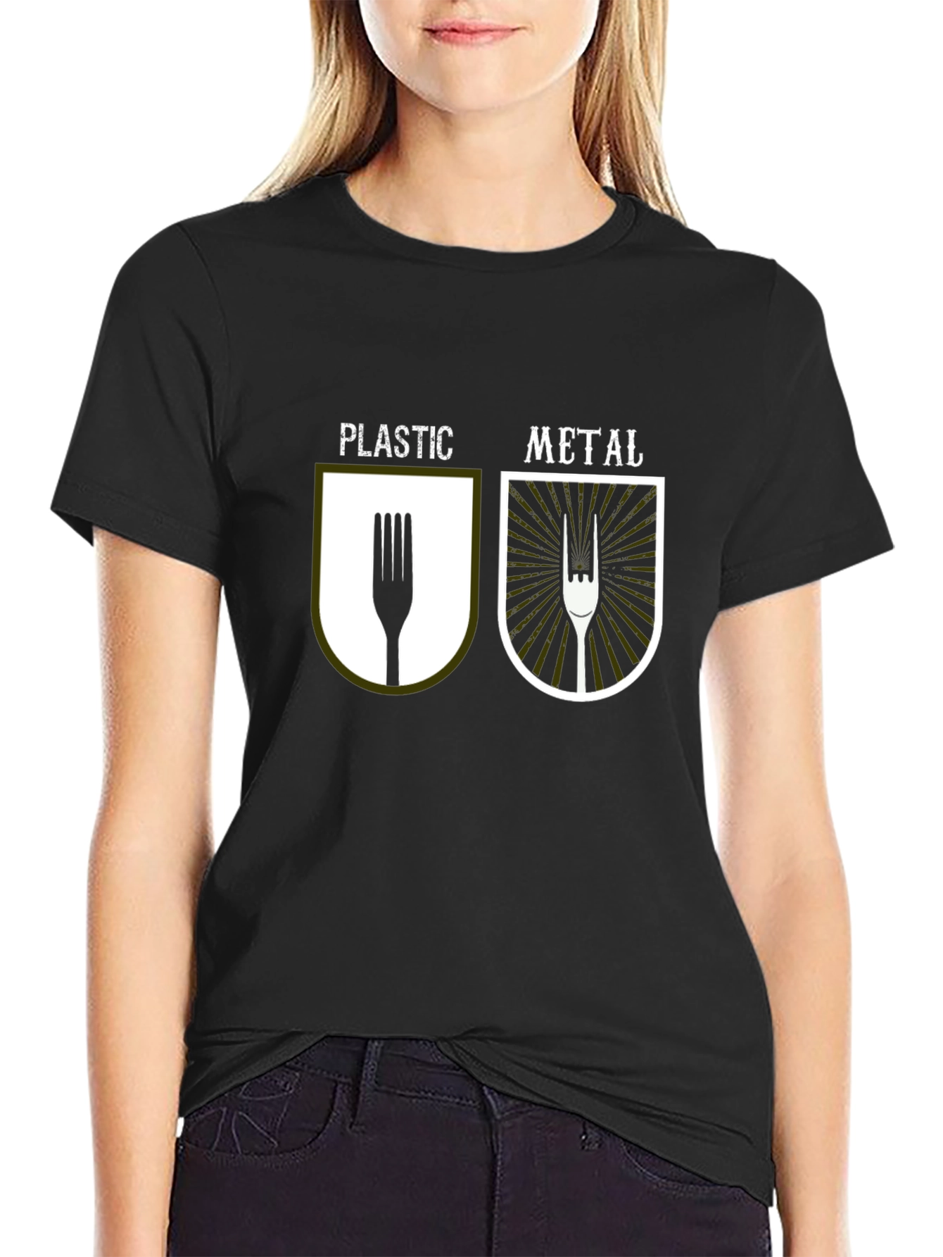 Plastic Metal Fork T-Shirt