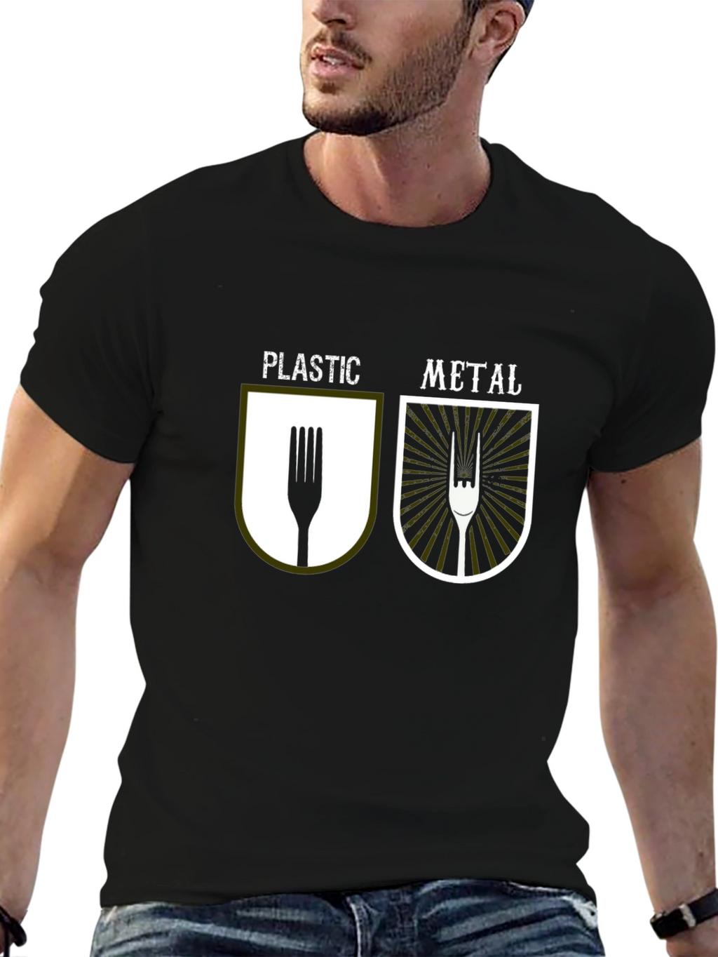 Plastic Metal Fork T-Shirt