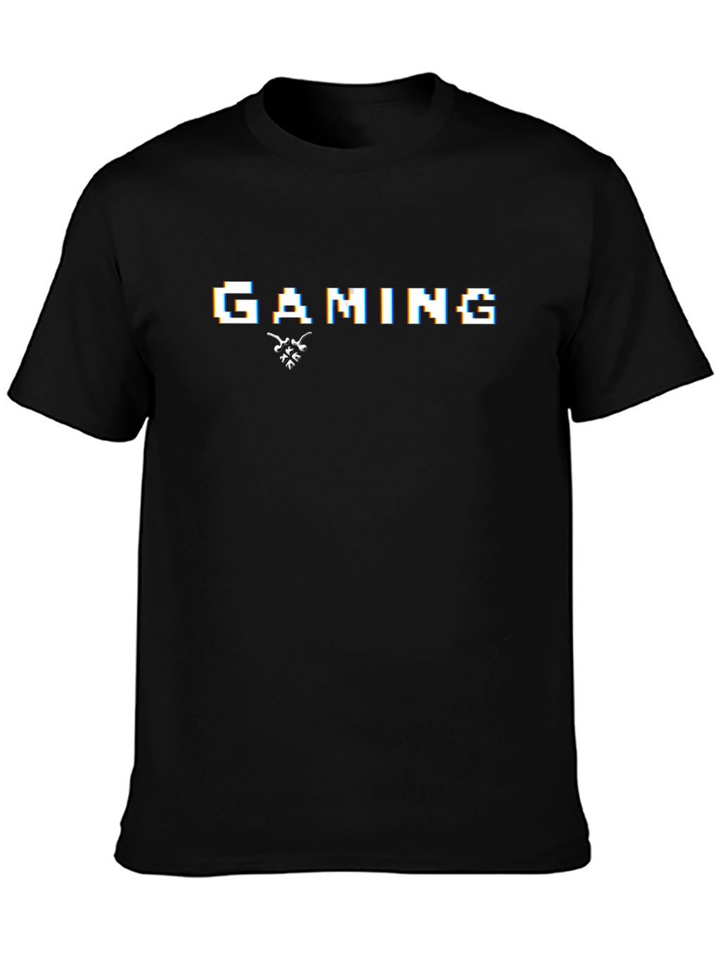 Gaming Pixel Art Black T-Shirt
