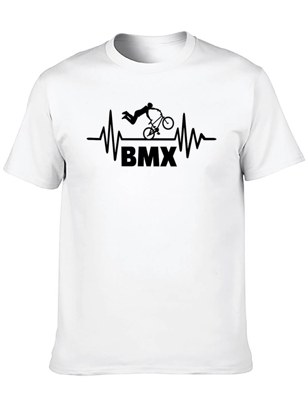 BMX Heartbeat Black T-Shirt