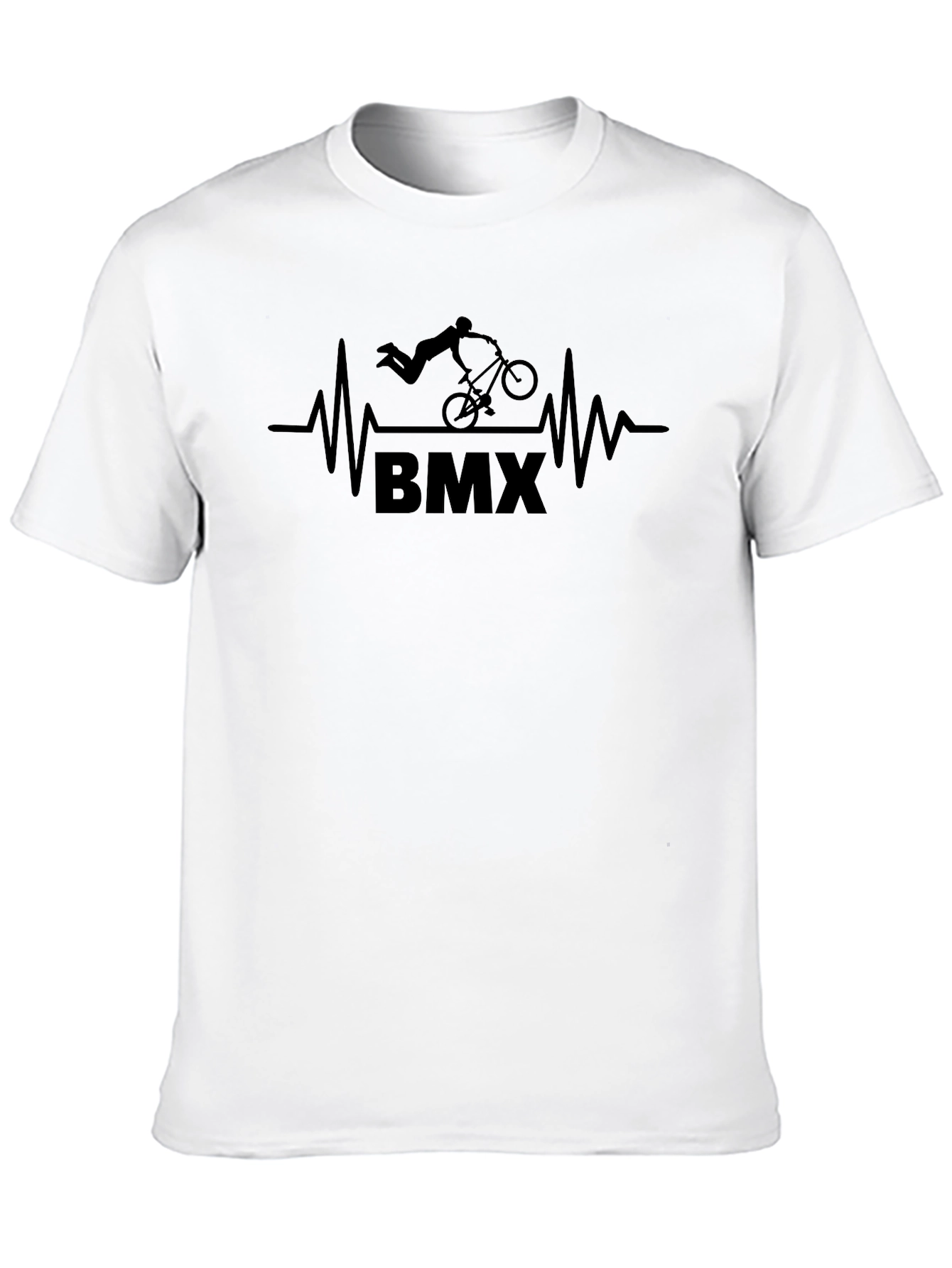 BMX Heartbeat Black T-Shirt