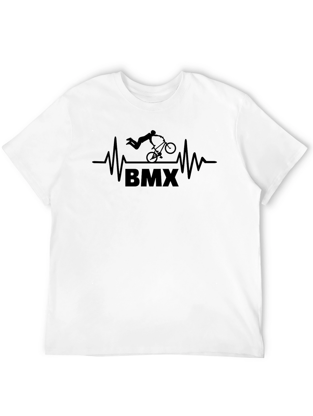 BMX Heartbeat Black T-Shirt