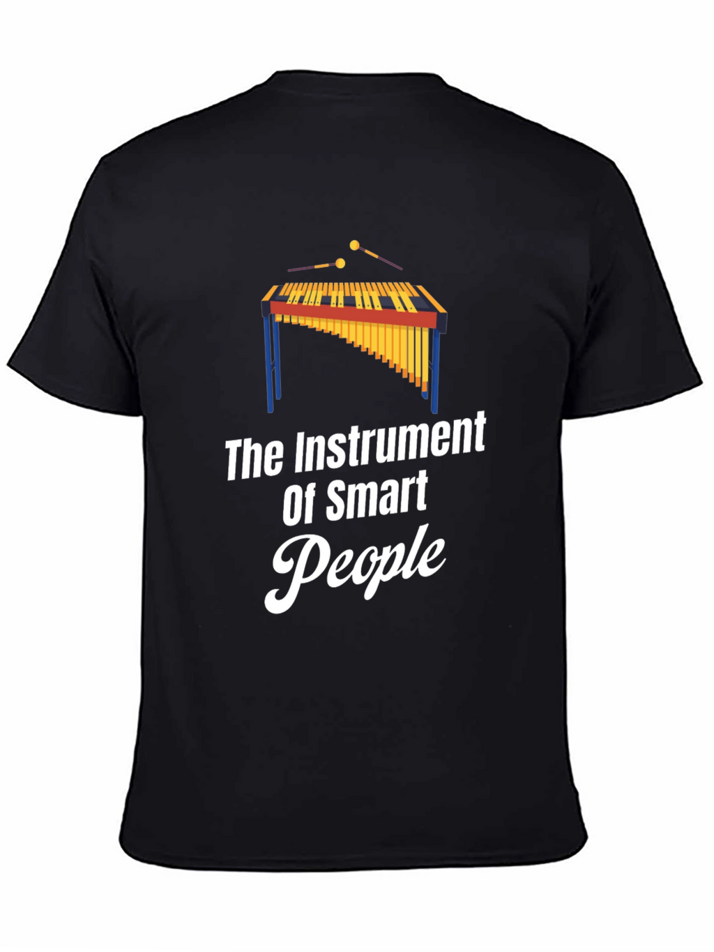 Smart People Marimba Graphic Tee - Black T-Shirt