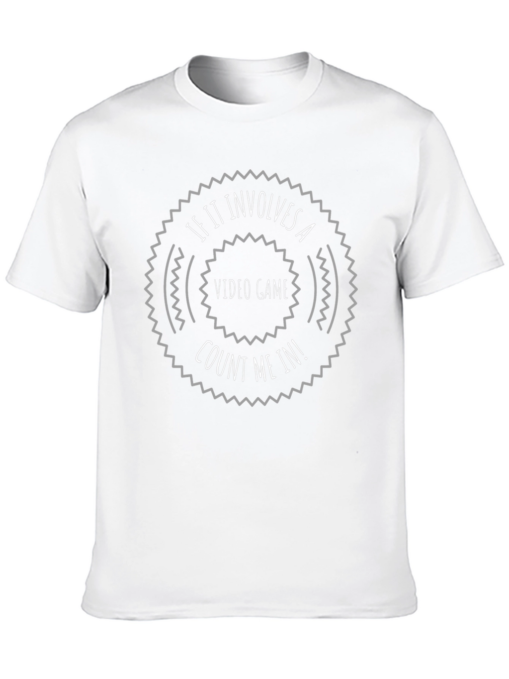 Video Game T-Shirt - Count Me In! Black Tee