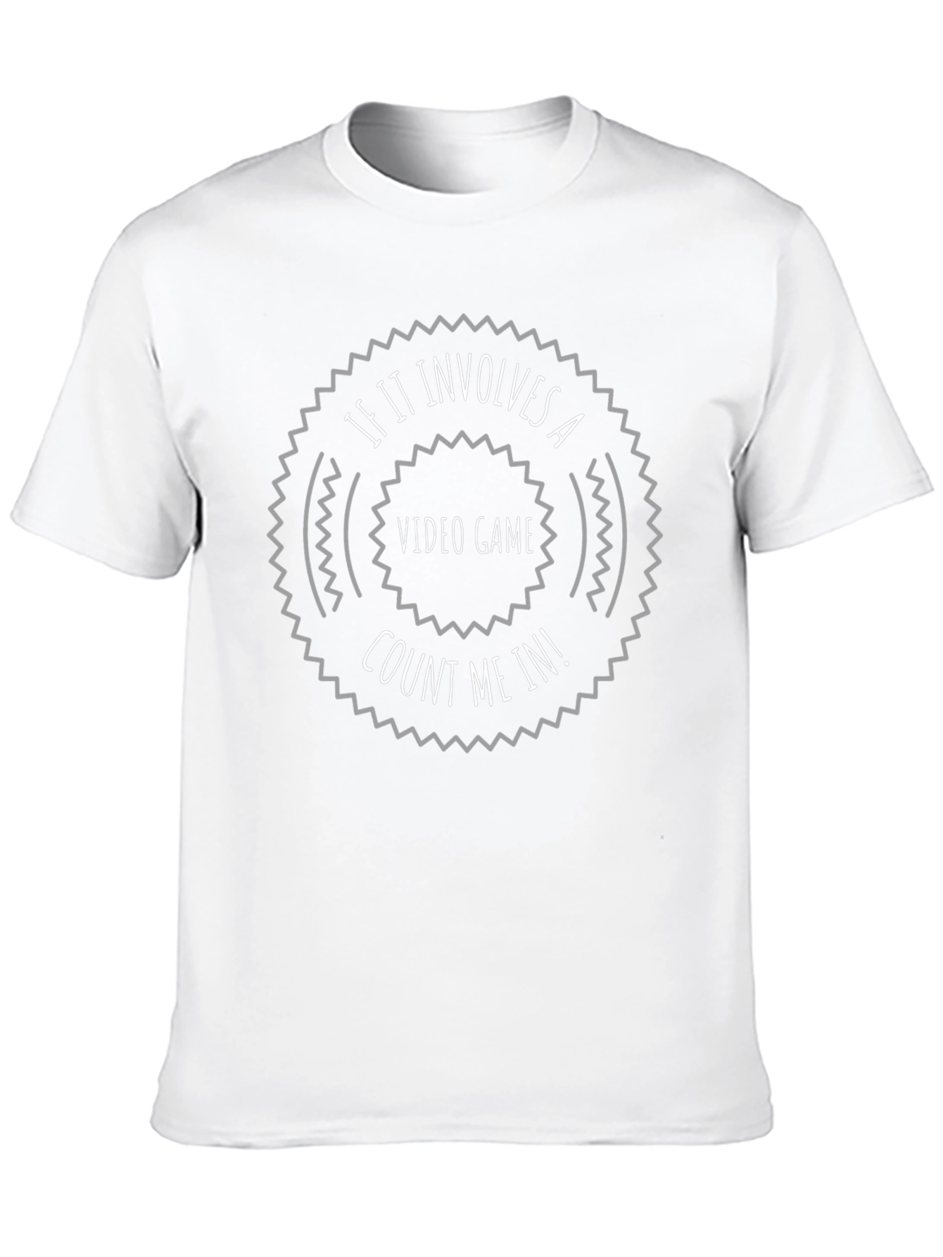 Video Game T-Shirt - Count Me In! Black Tee