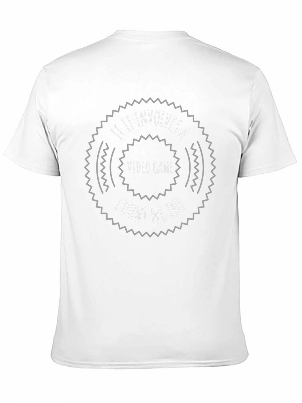 Video Game T-Shirt - Count Me In! Black Tee