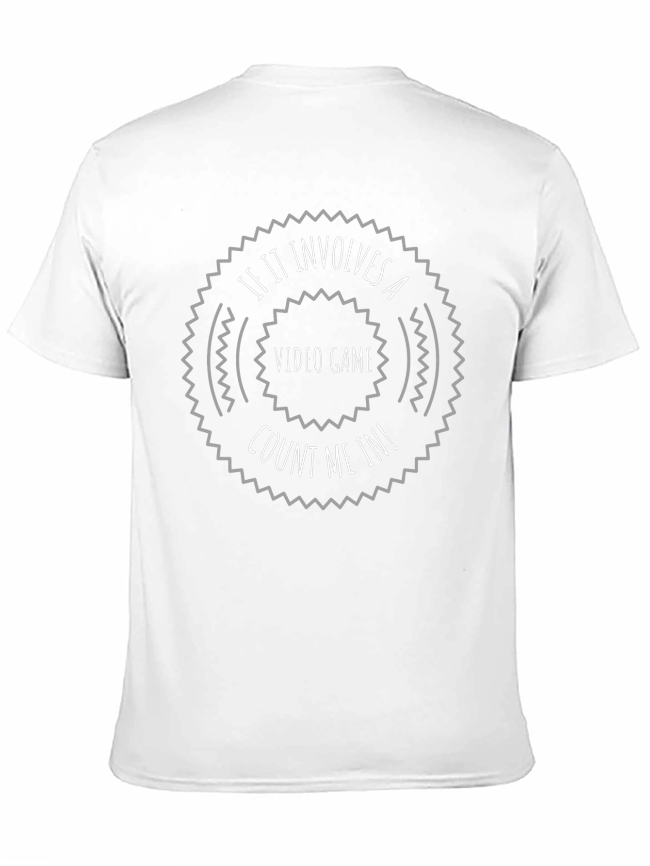 Video Game T-Shirt - Count Me In! Black Tee