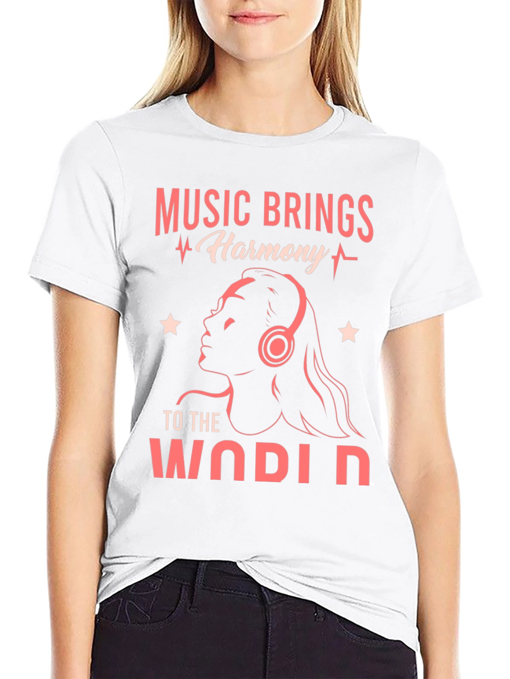 Music Brings Harmony Graphic Tee