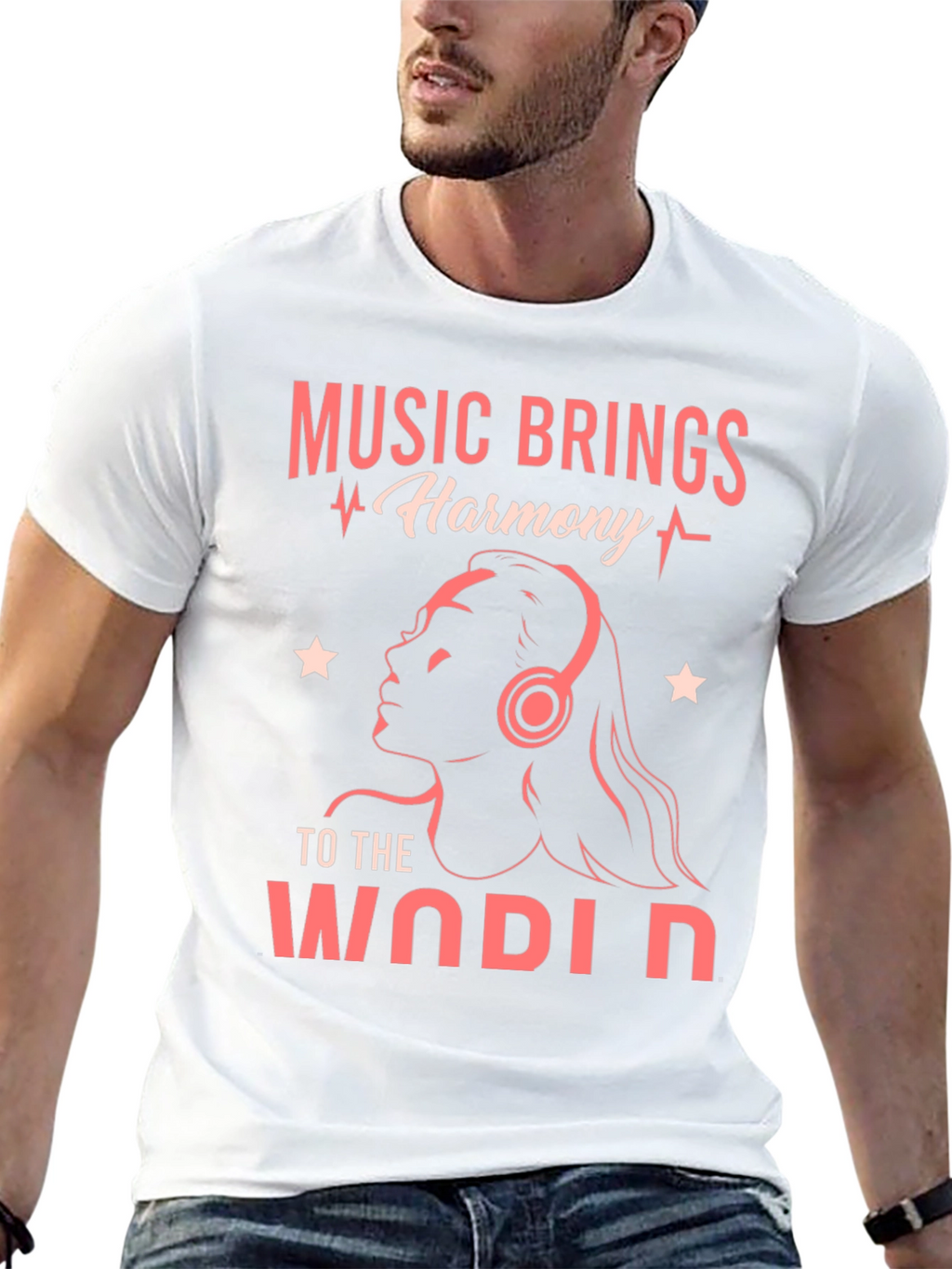 Music Brings Harmony Graphic Tee