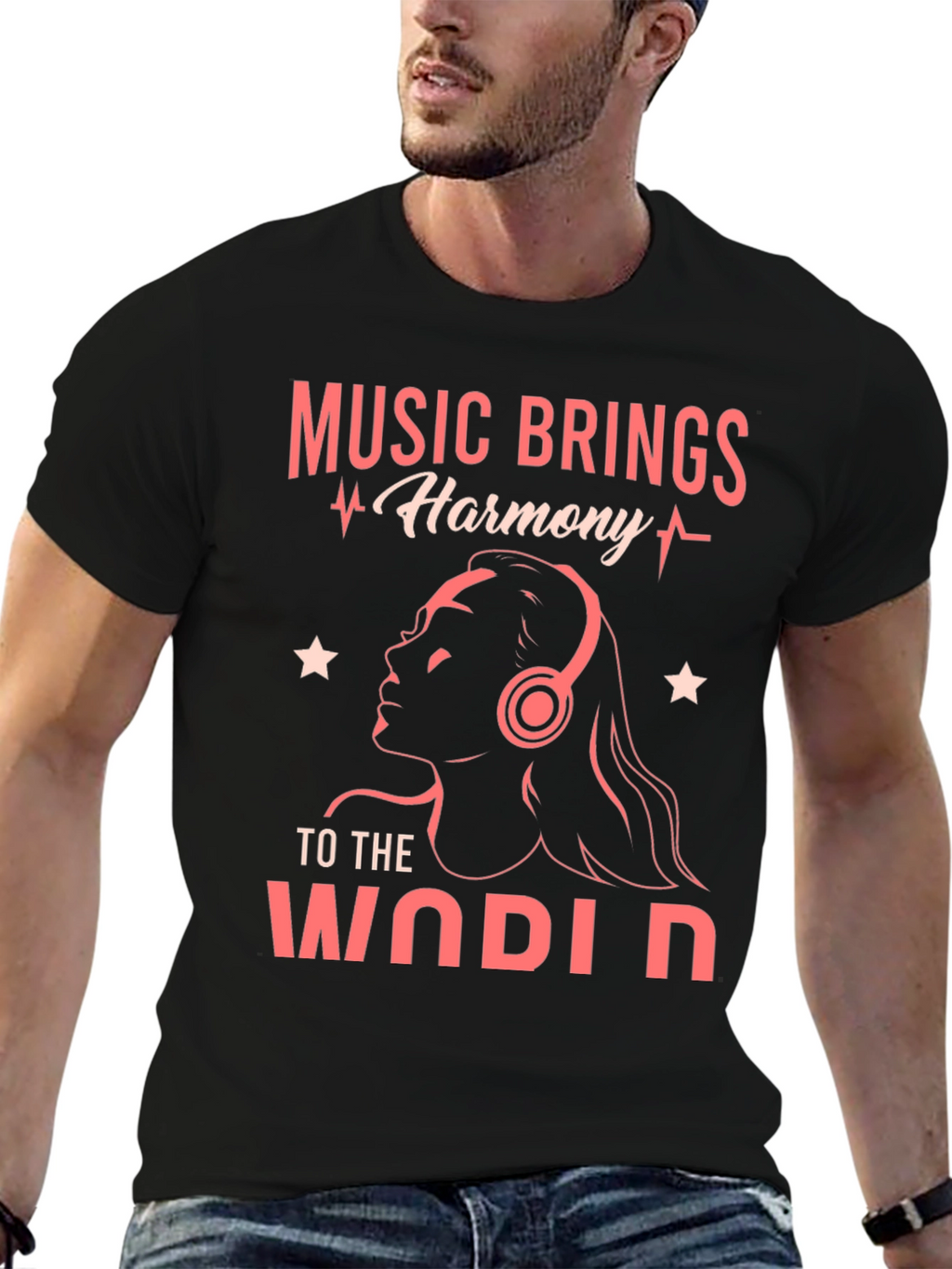Music Brings Harmony Graphic Tee