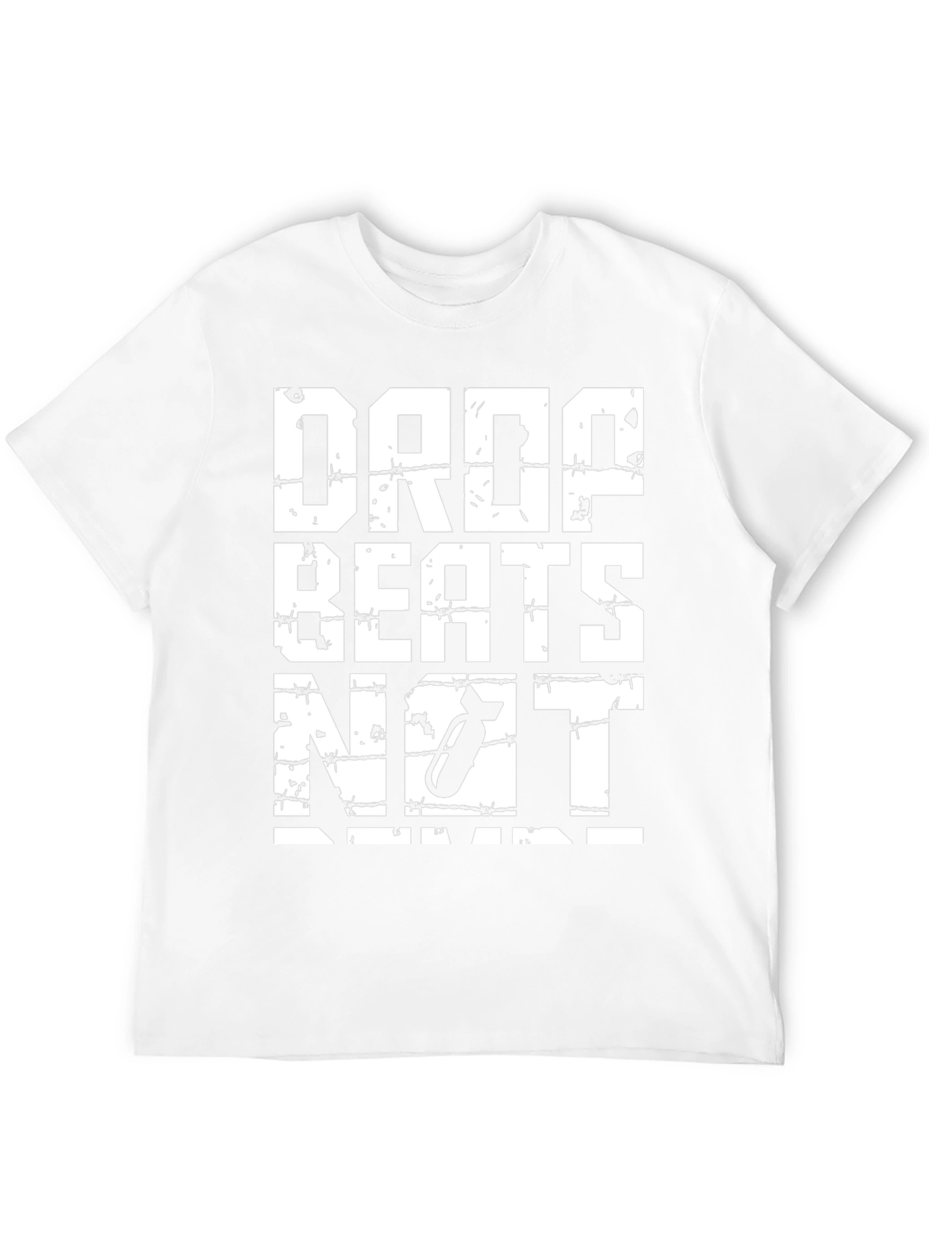 Drop Beats Not Bombs Graphic T-Shirt