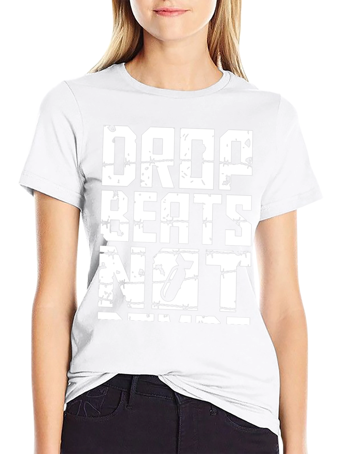 Drop Beats Not Bombs Graphic T-Shirt