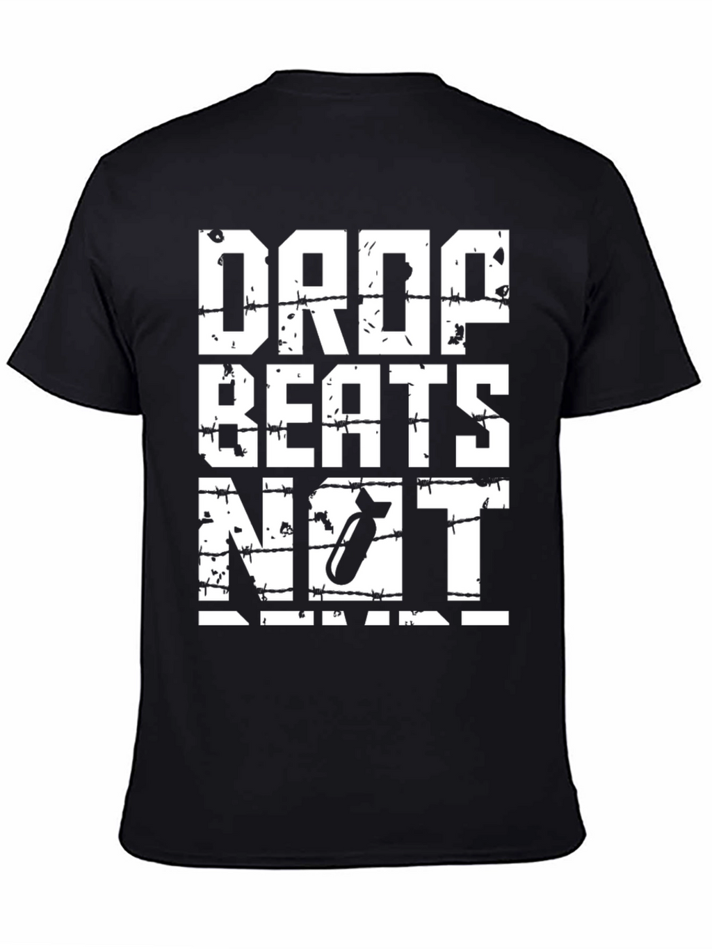 Drop Beats Not Bombs Graphic T-Shirt