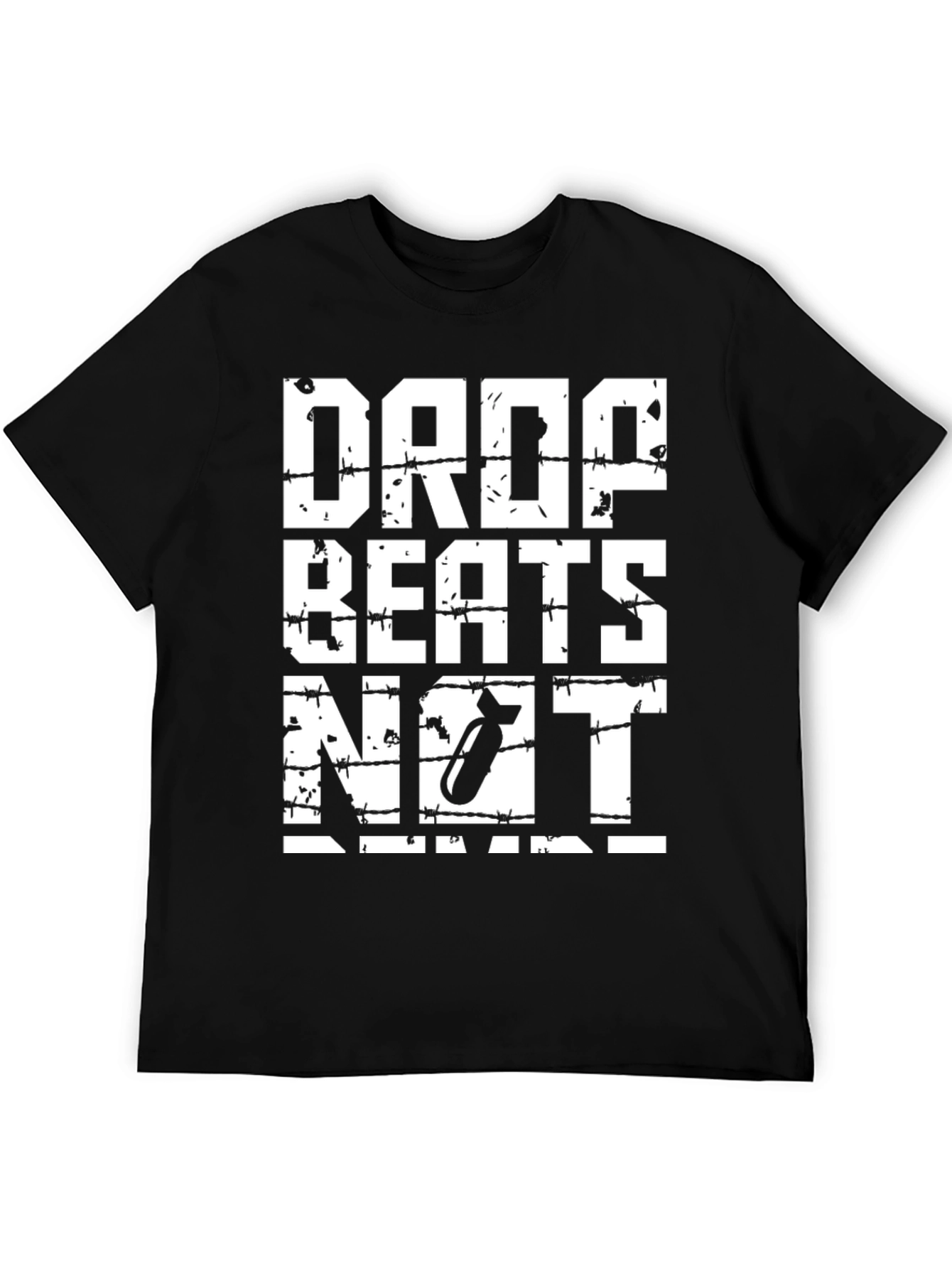 Drop Beats Not Bombs Graphic T-Shirt