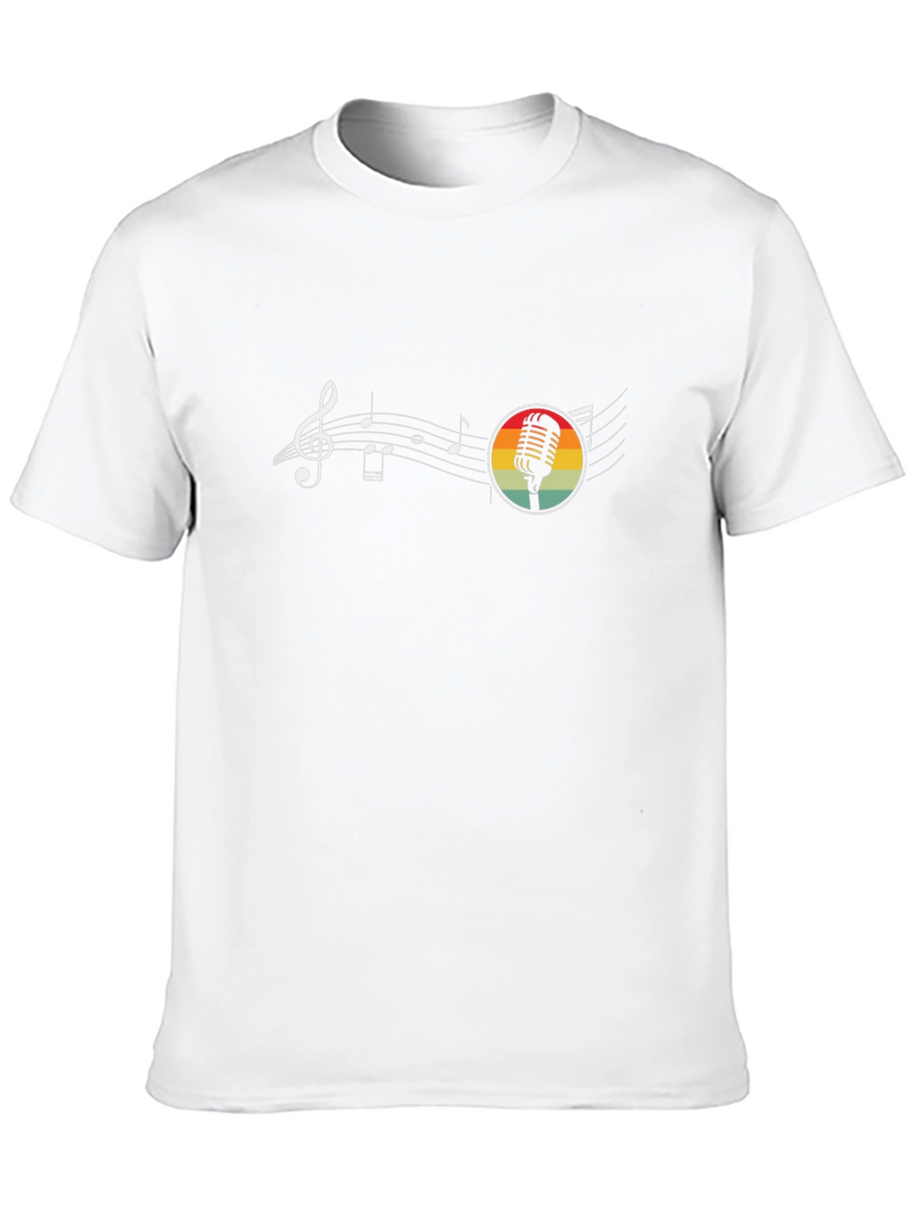 Retro Music Graphic Black T-Shirt