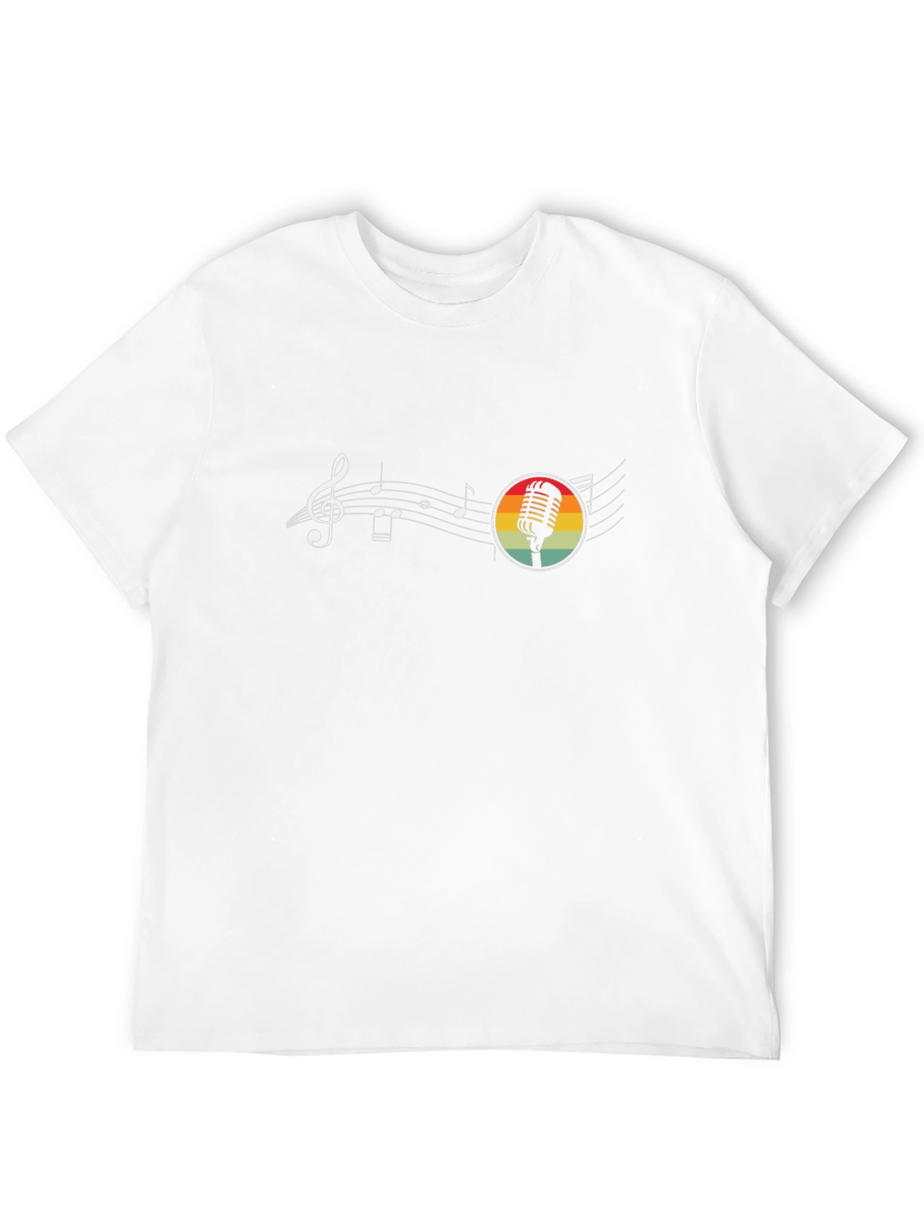 Retro Music Graphic Black T-Shirt