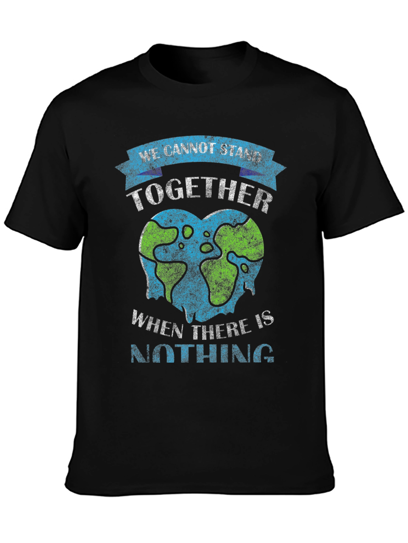 Earth Heart Tee: Stand Together Save Our Planet
