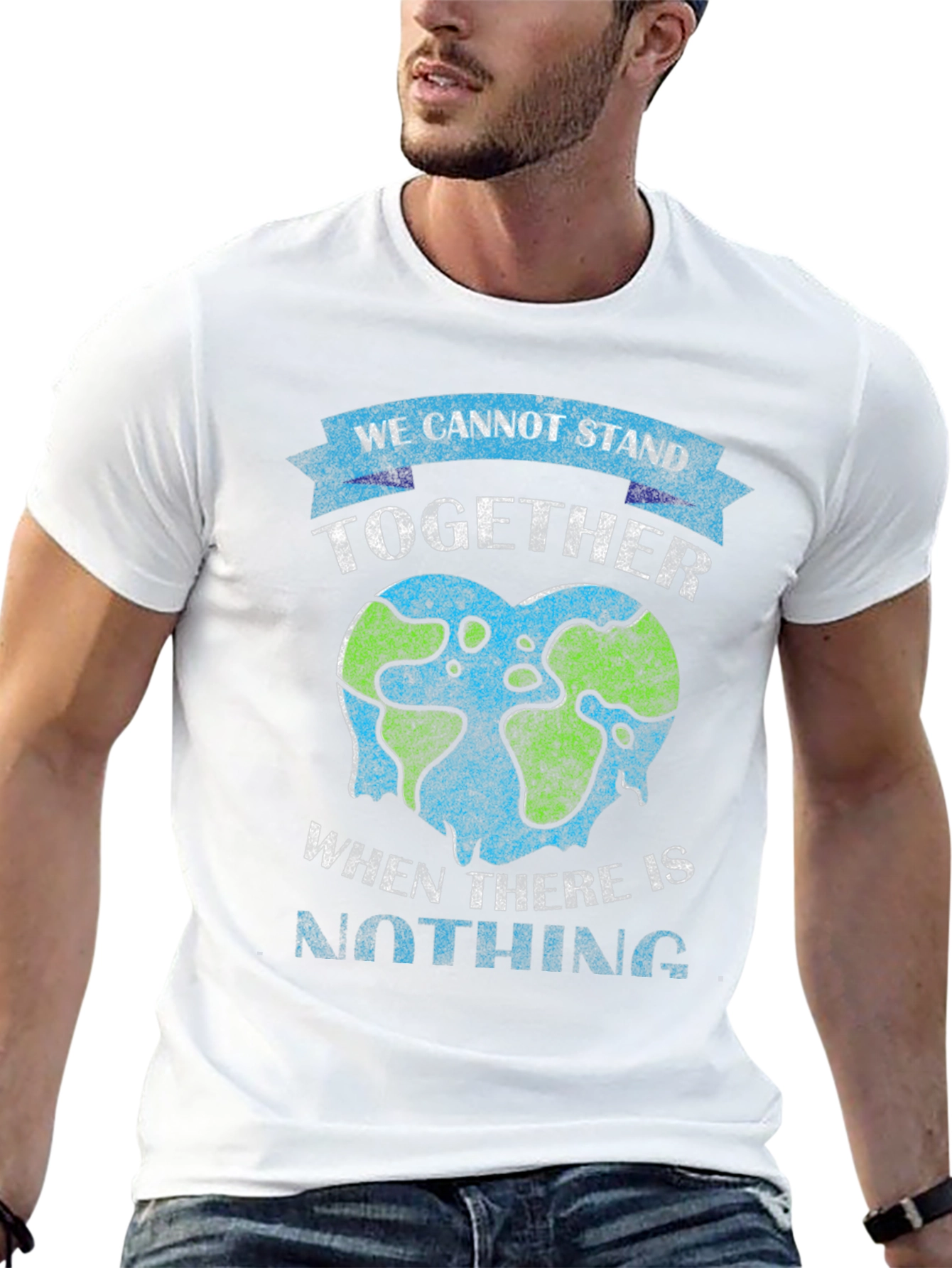 Earth Heart Tee: Stand Together Save Our Planet