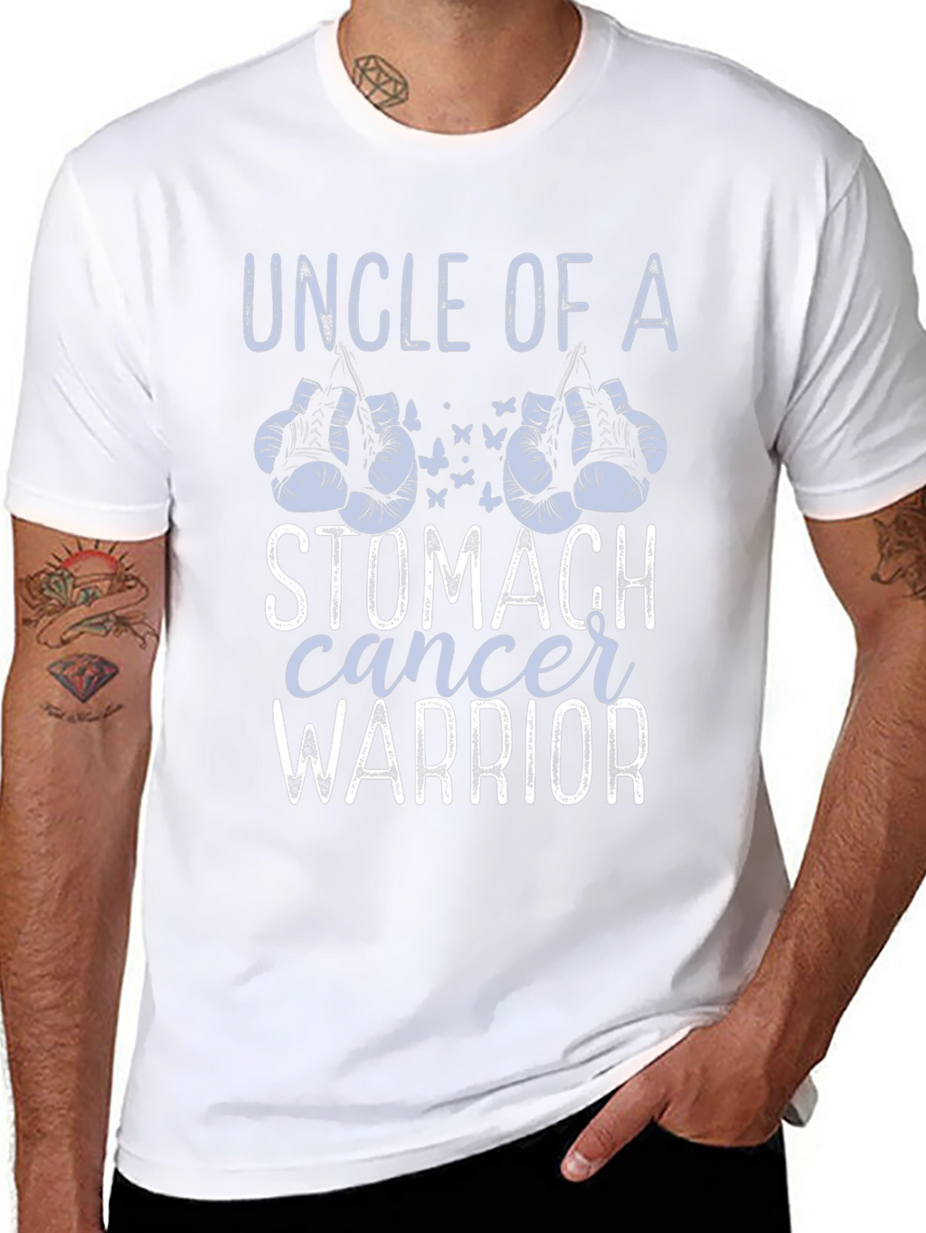 Uncle of a Stomach Cancer Warrior T-Shirt