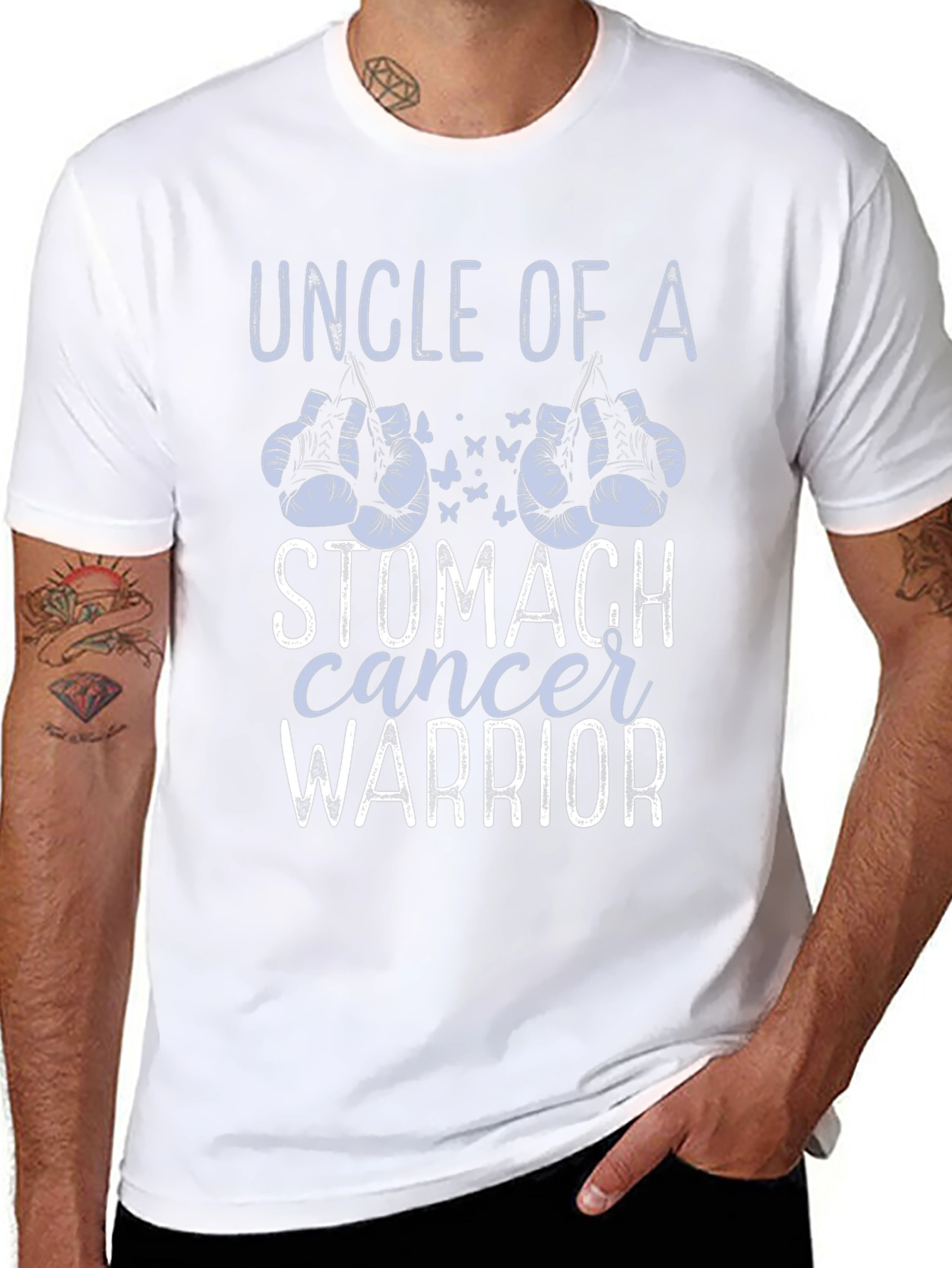 Uncle of a Stomach Cancer Warrior T-Shirt
