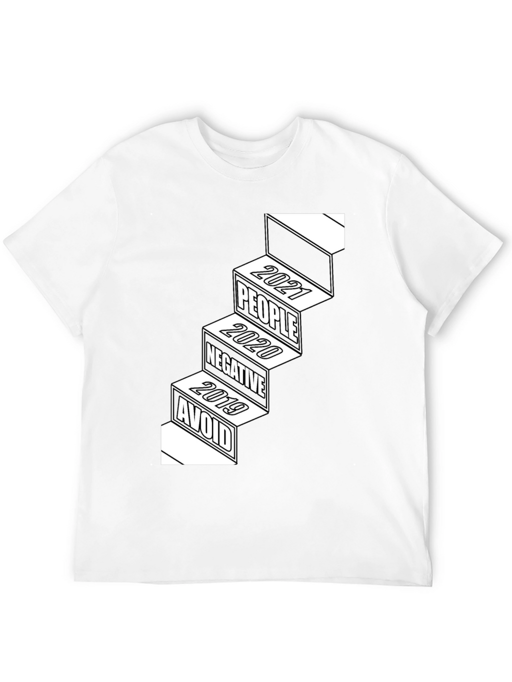 Stairway to Positivity Graphic T-Shirt