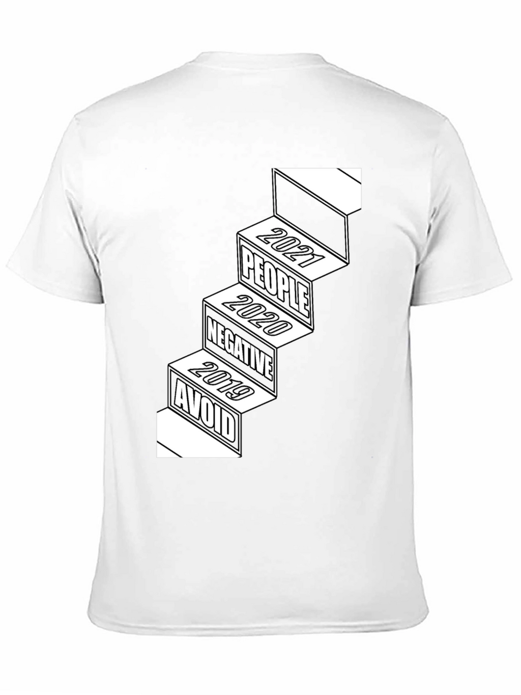 Stairway to Positivity Graphic T-Shirt