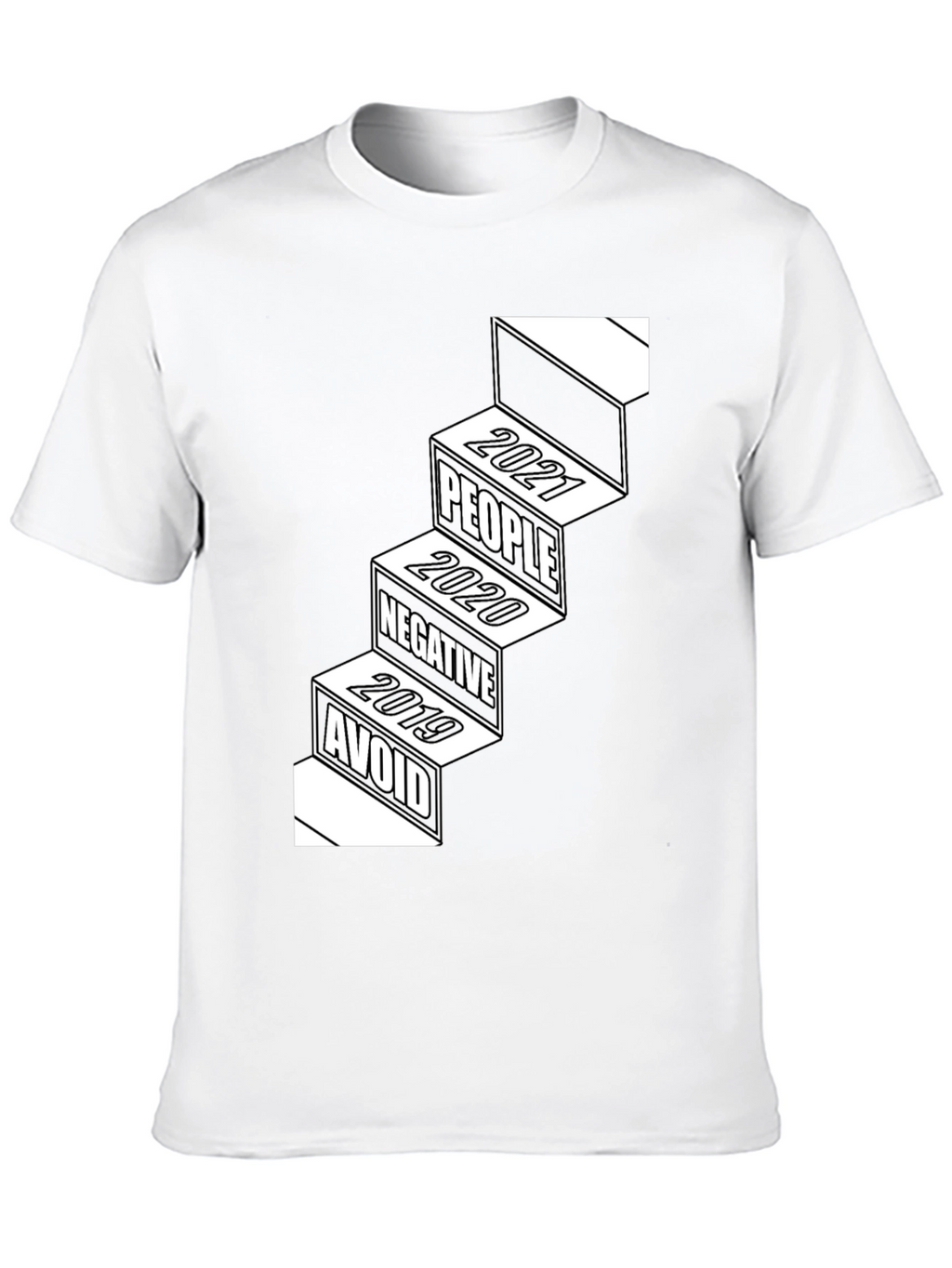 Stairway to Positivity Graphic T-Shirt