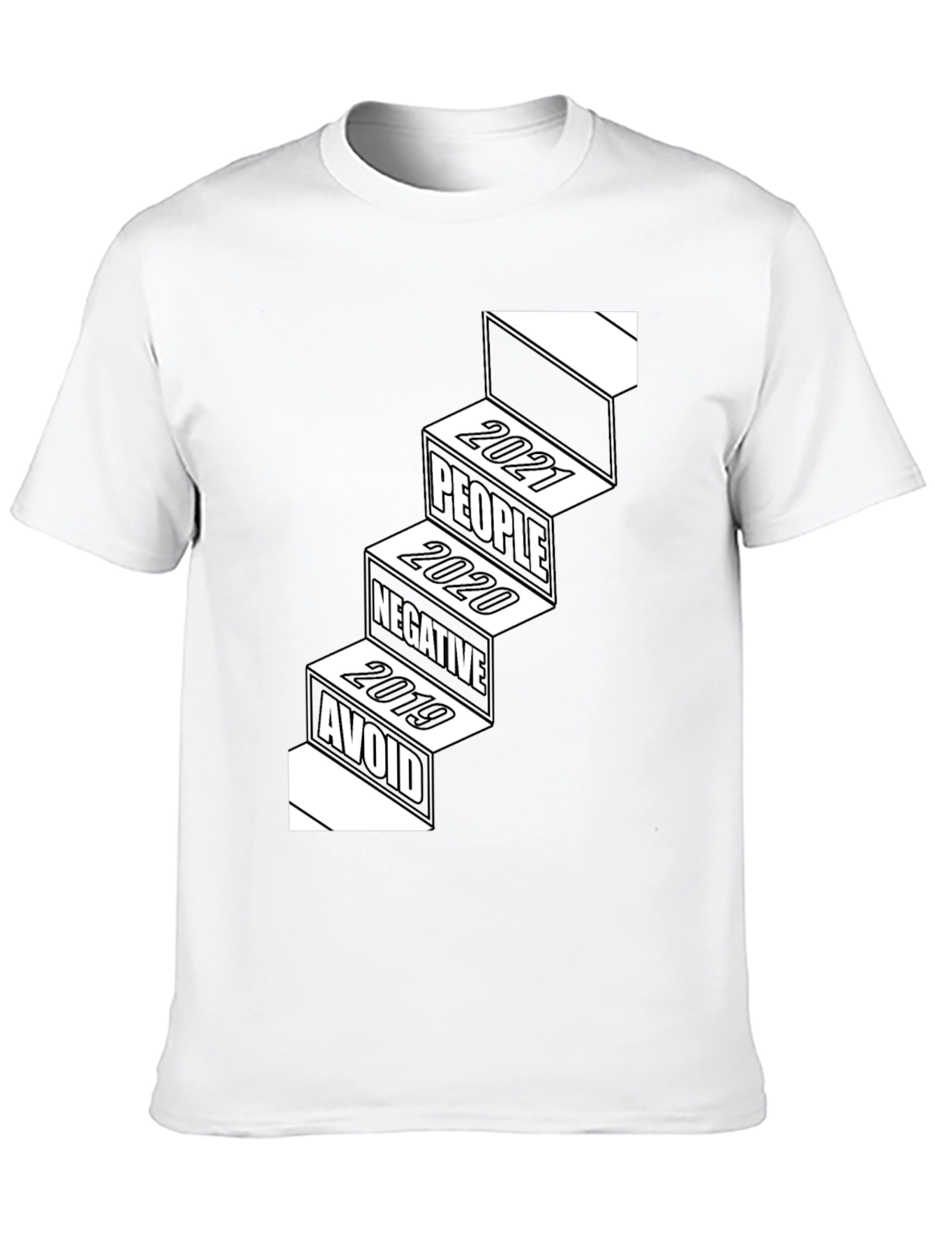 Stairway to Positivity Graphic T-Shirt