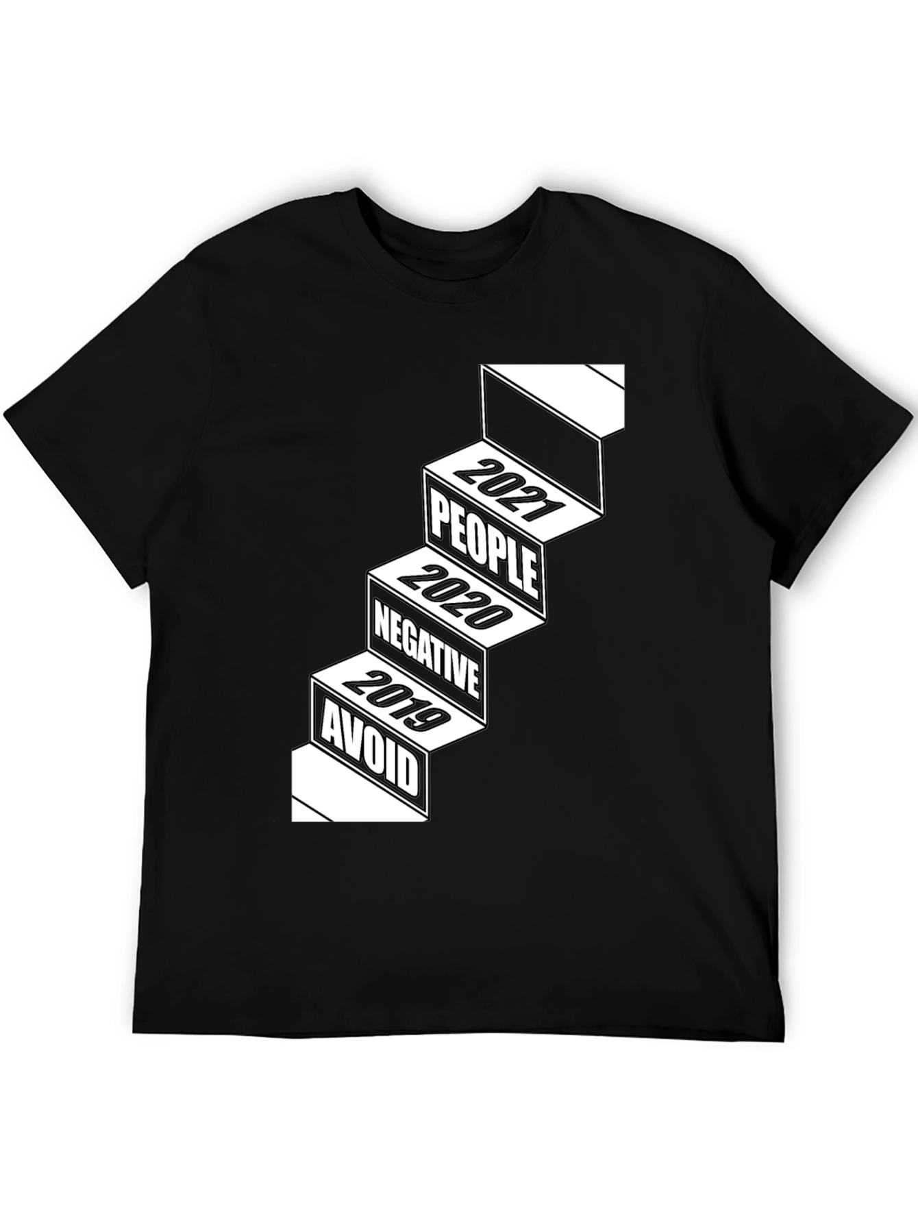 Stairway to Positivity Graphic T-Shirt