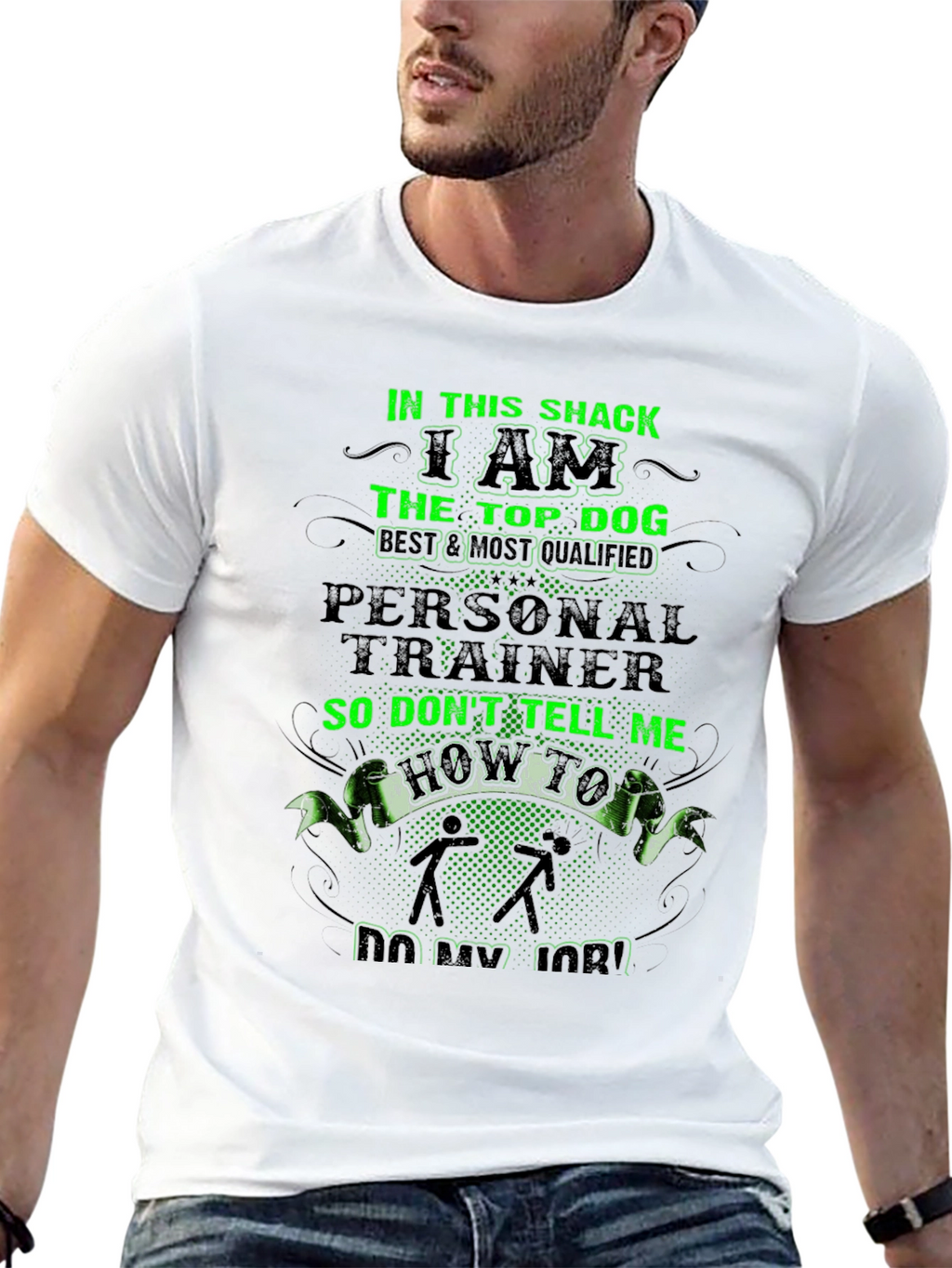 Top Dog Personal Trainer Graphic T-Shirt