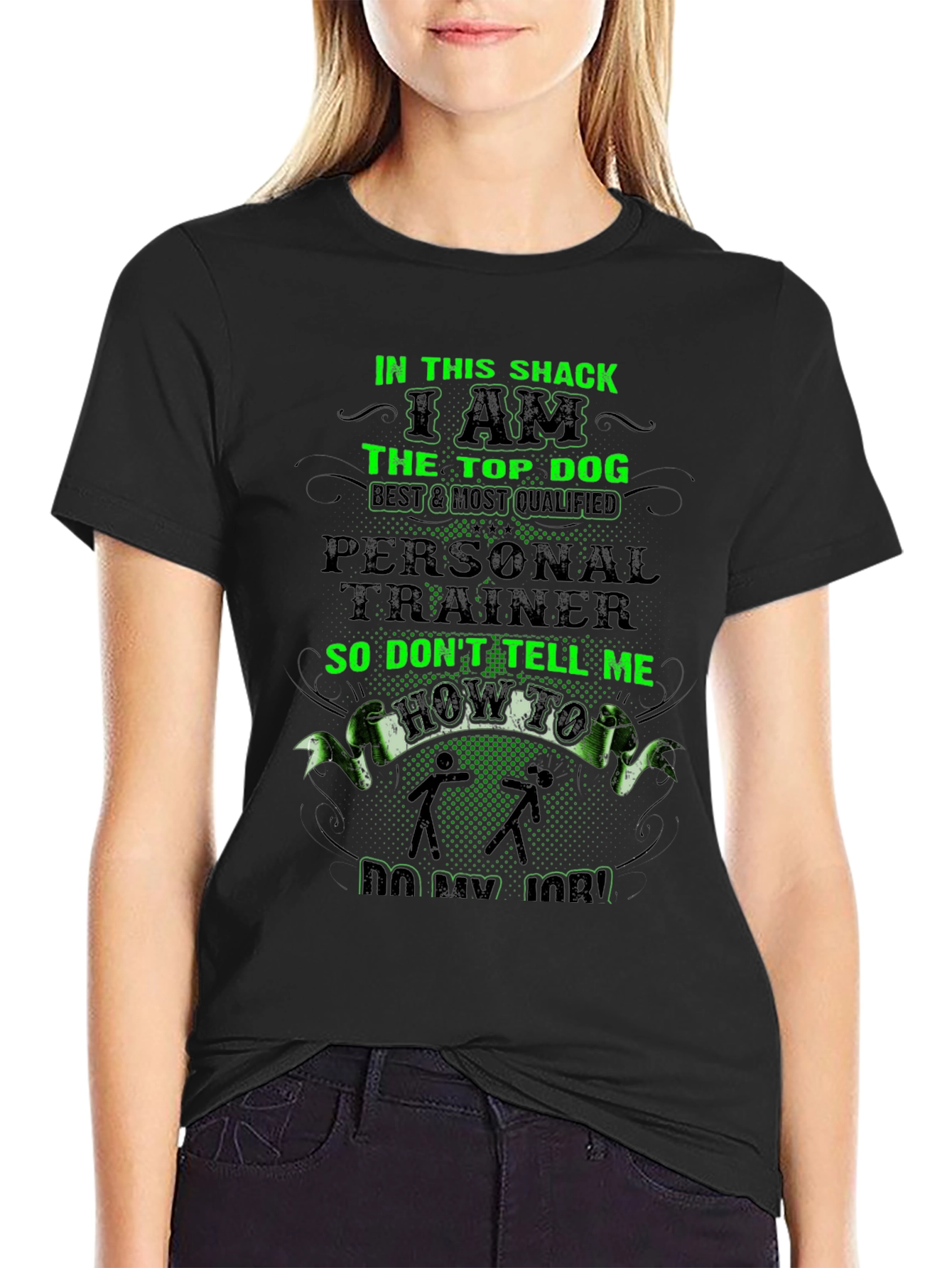 Top Dog Personal Trainer Graphic T-Shirt
