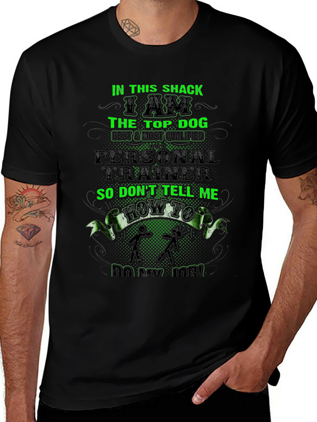 Top Dog Personal Trainer Graphic T-Shirt