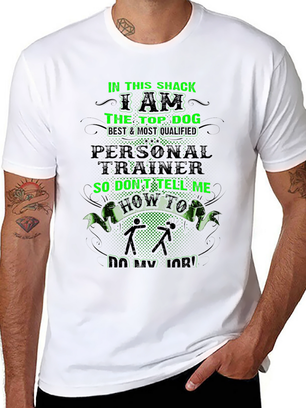 Top Dog Personal Trainer Graphic T-Shirt