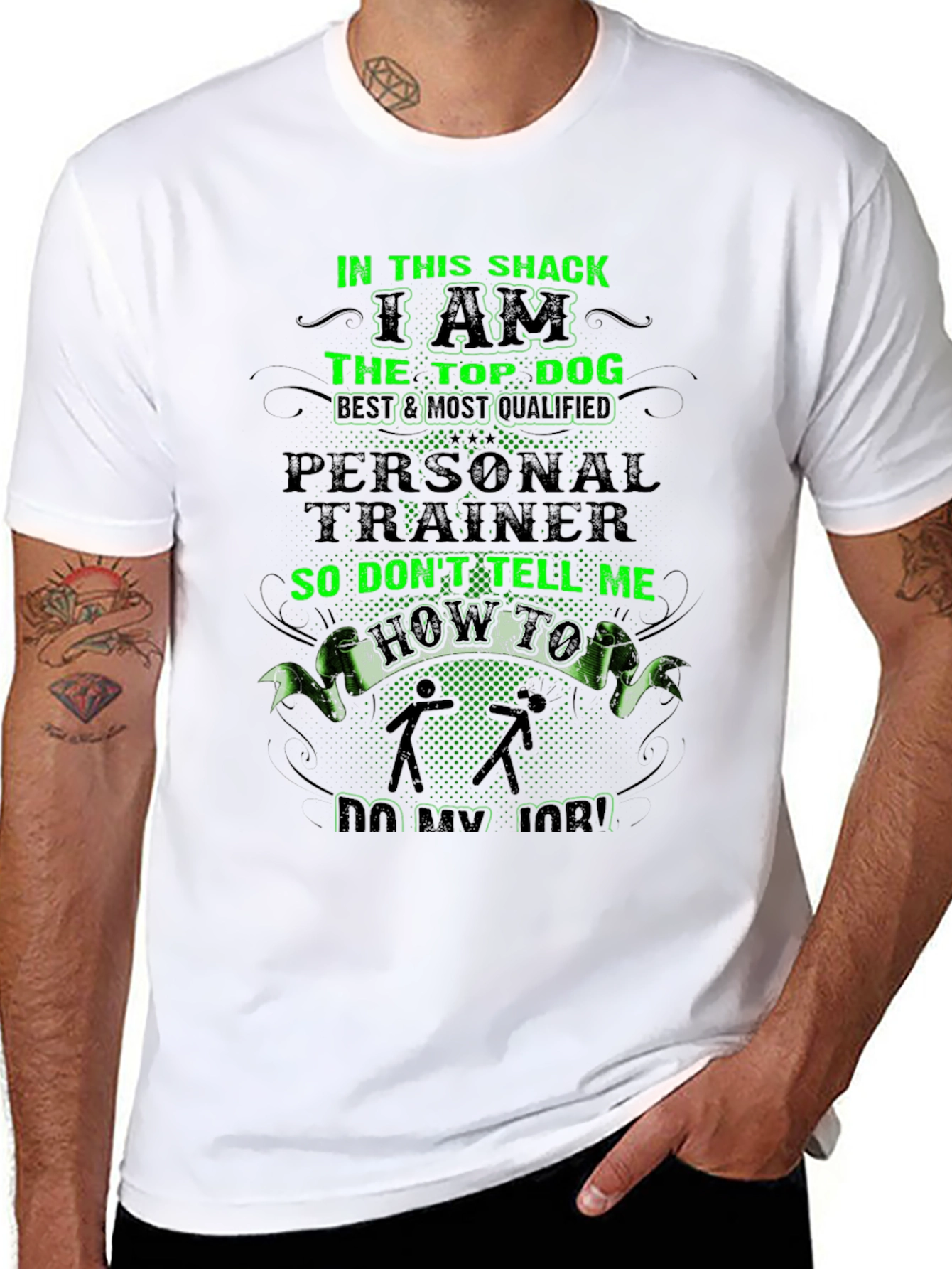 Top Dog Personal Trainer Graphic T-Shirt
