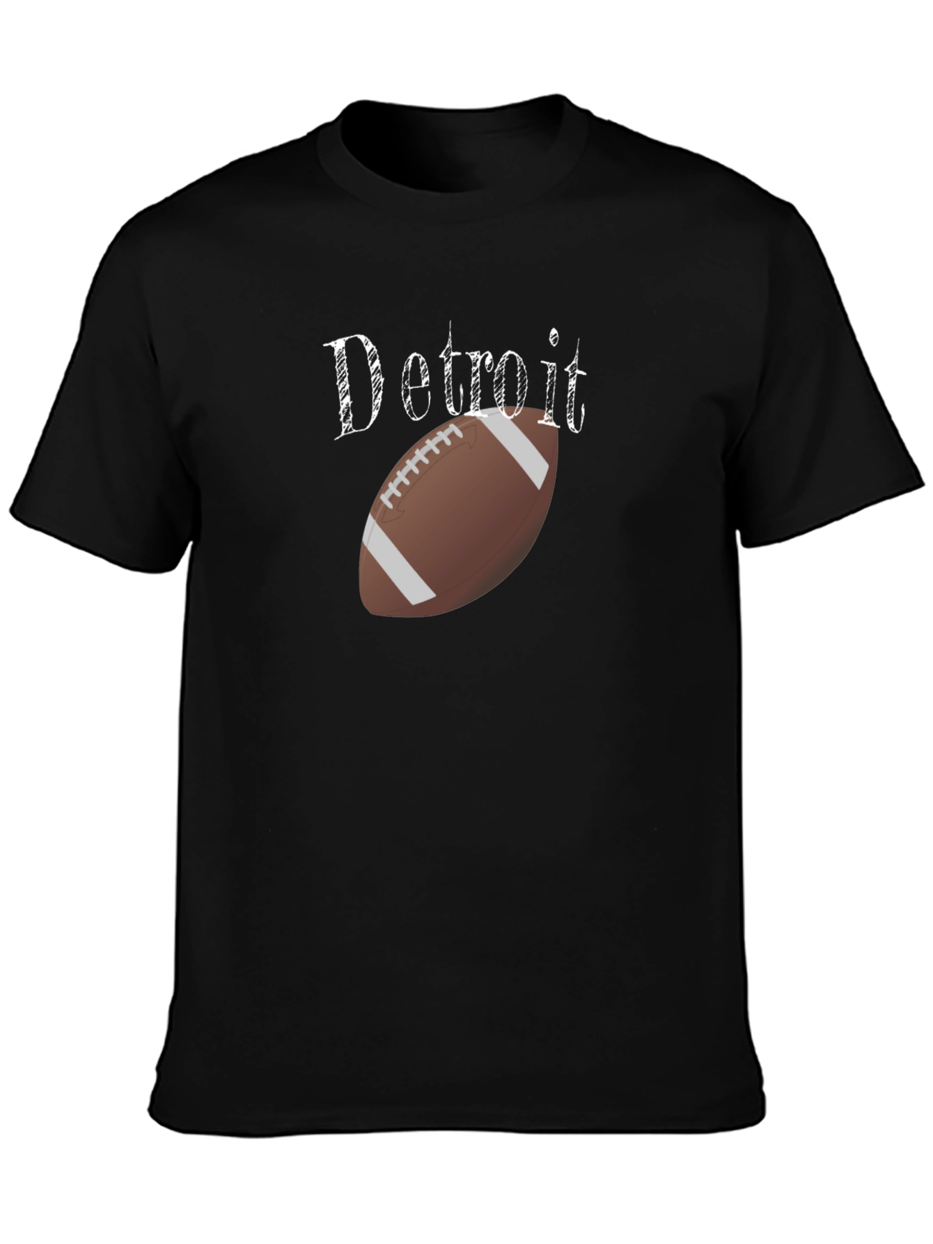 Detroit Football T-Shirt - Fan Apparel