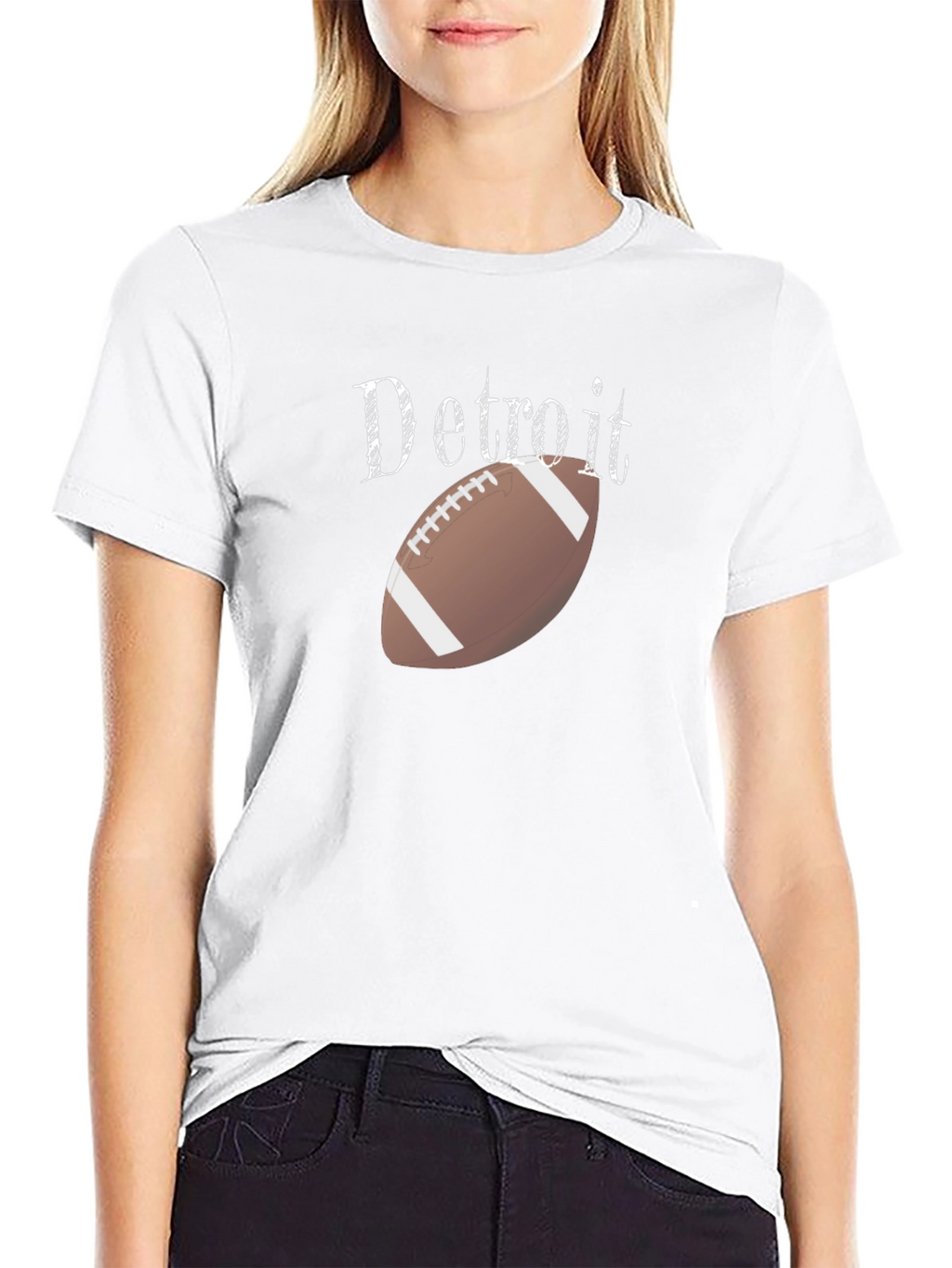 Detroit Football T-Shirt - Fan Apparel