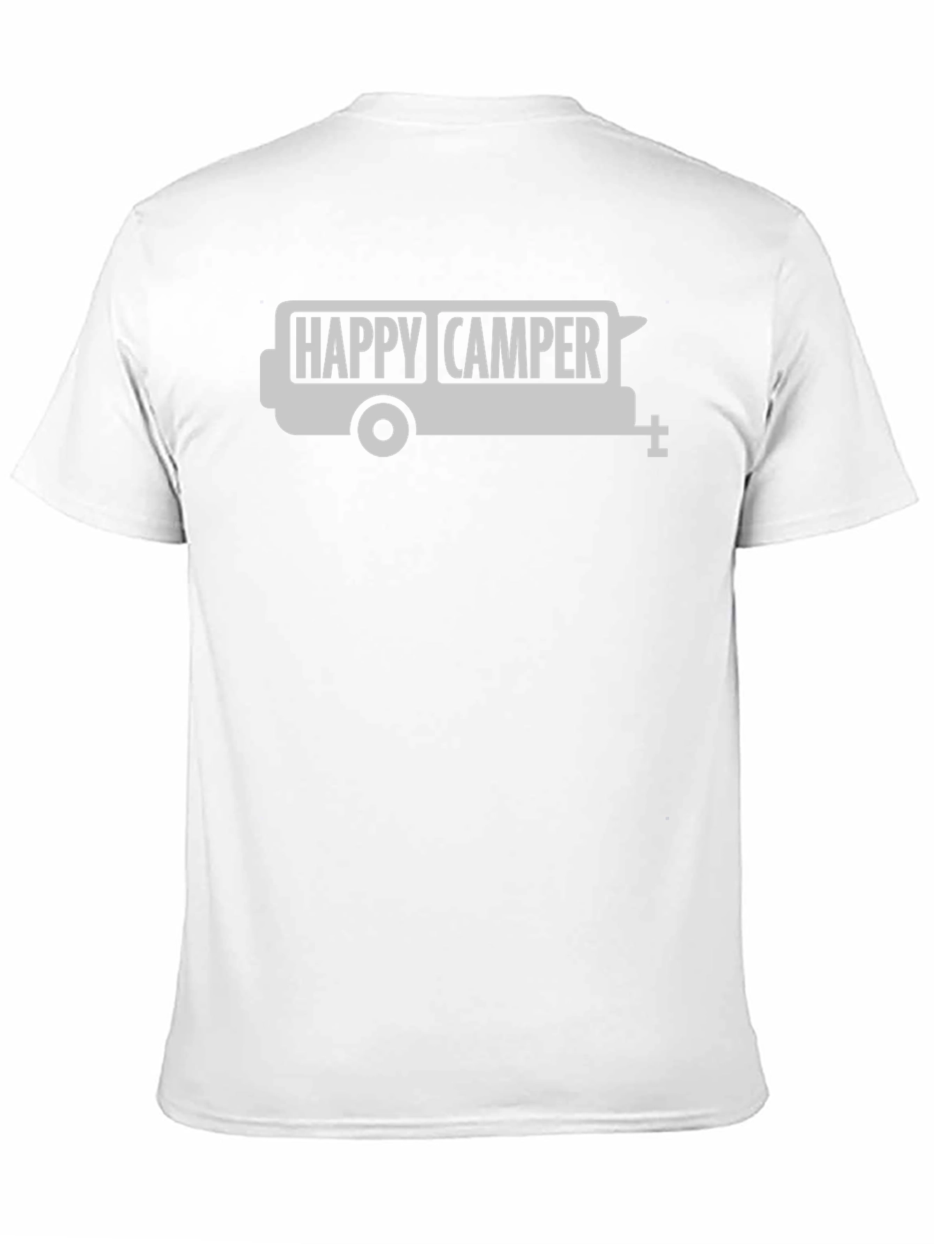 Happy Camper Graphic Tee - Black Camping Shirt