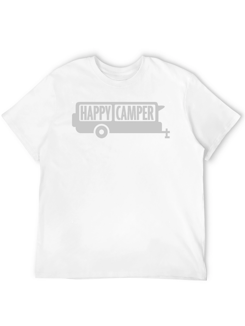 Happy Camper Graphic Tee - Black Camping Shirt