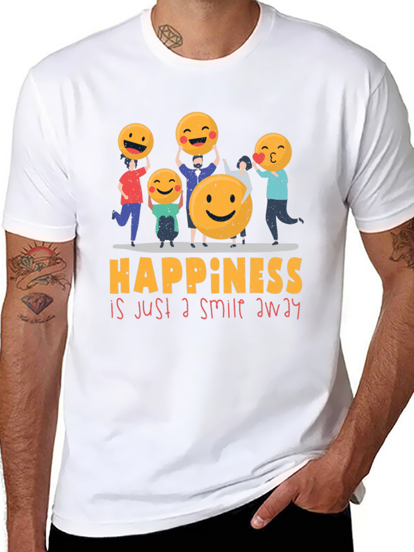 Happiness is Just a Smile Away T-Shirt