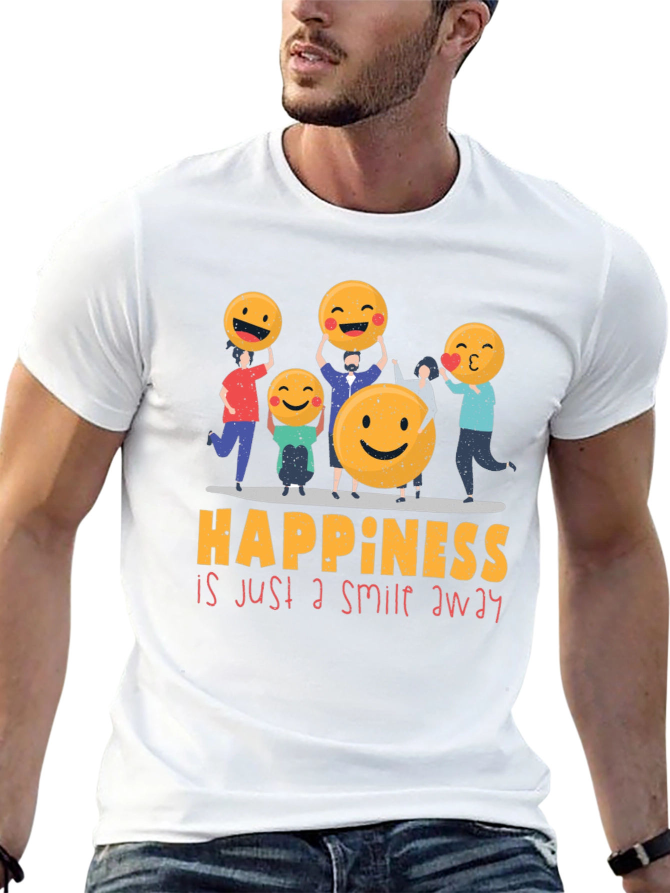 Happiness is Just a Smile Away T-Shirt