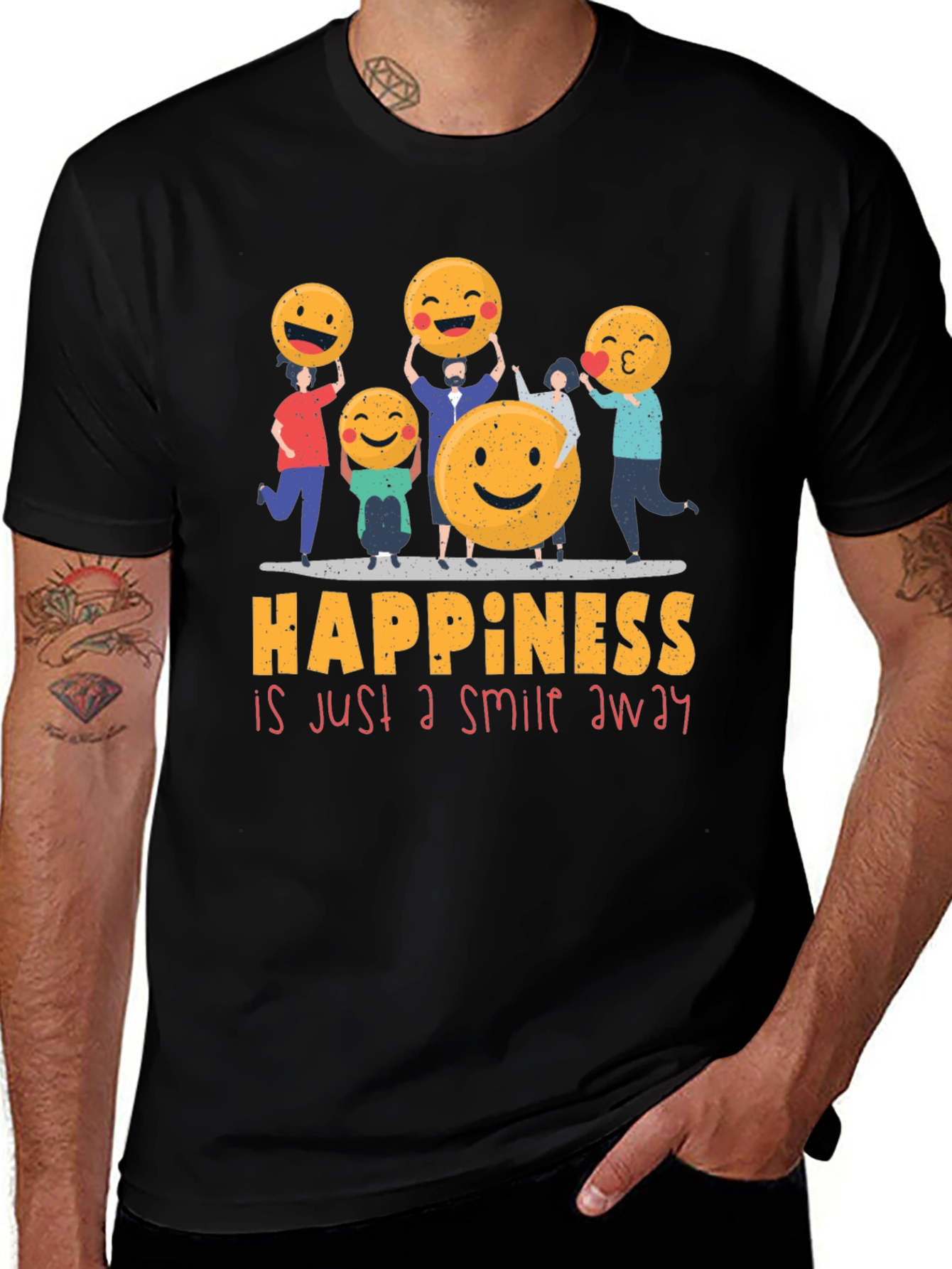 Happiness is Just a Smile Away T-Shirt