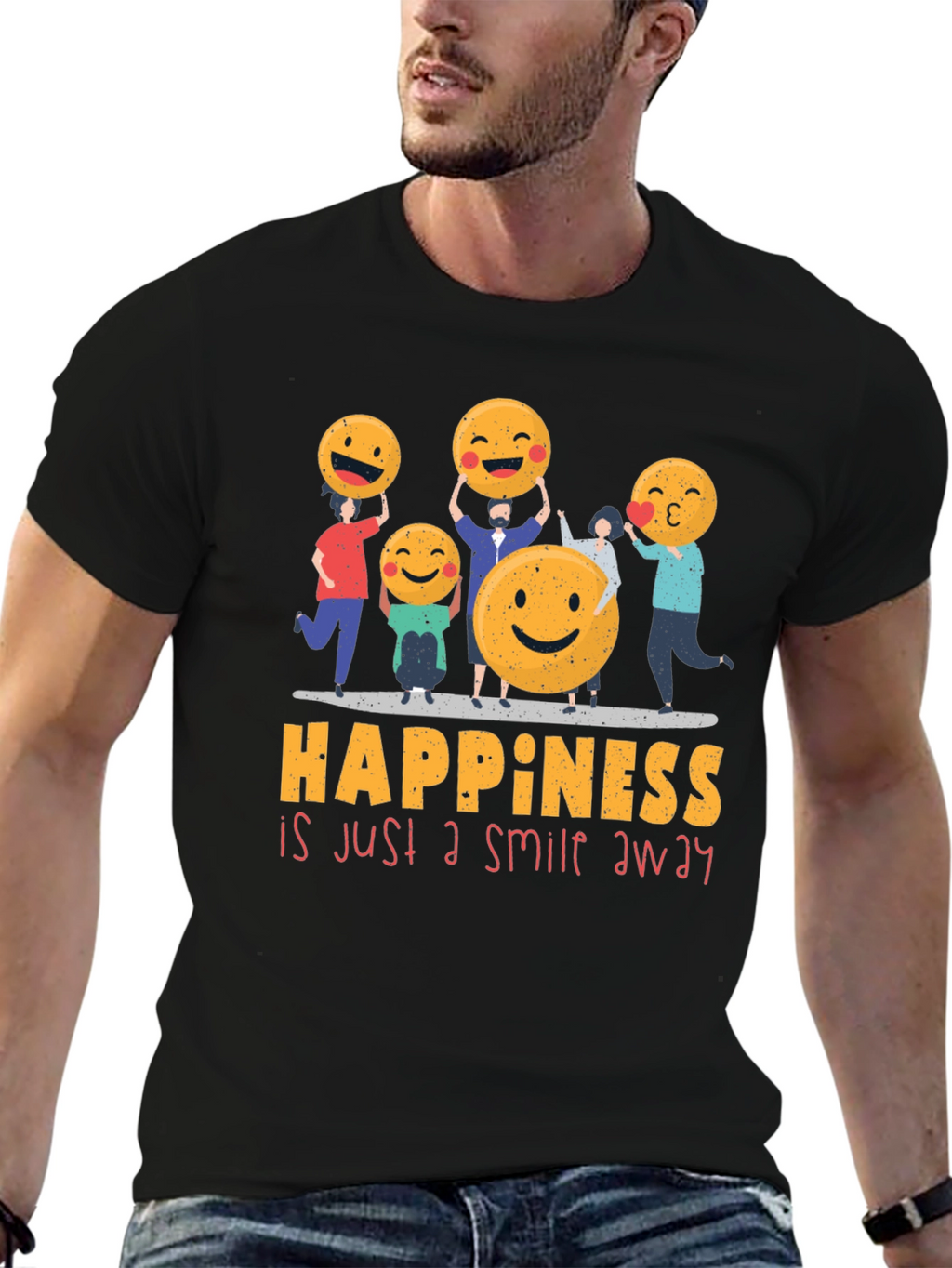 Happiness is Just a Smile Away T-Shirt
