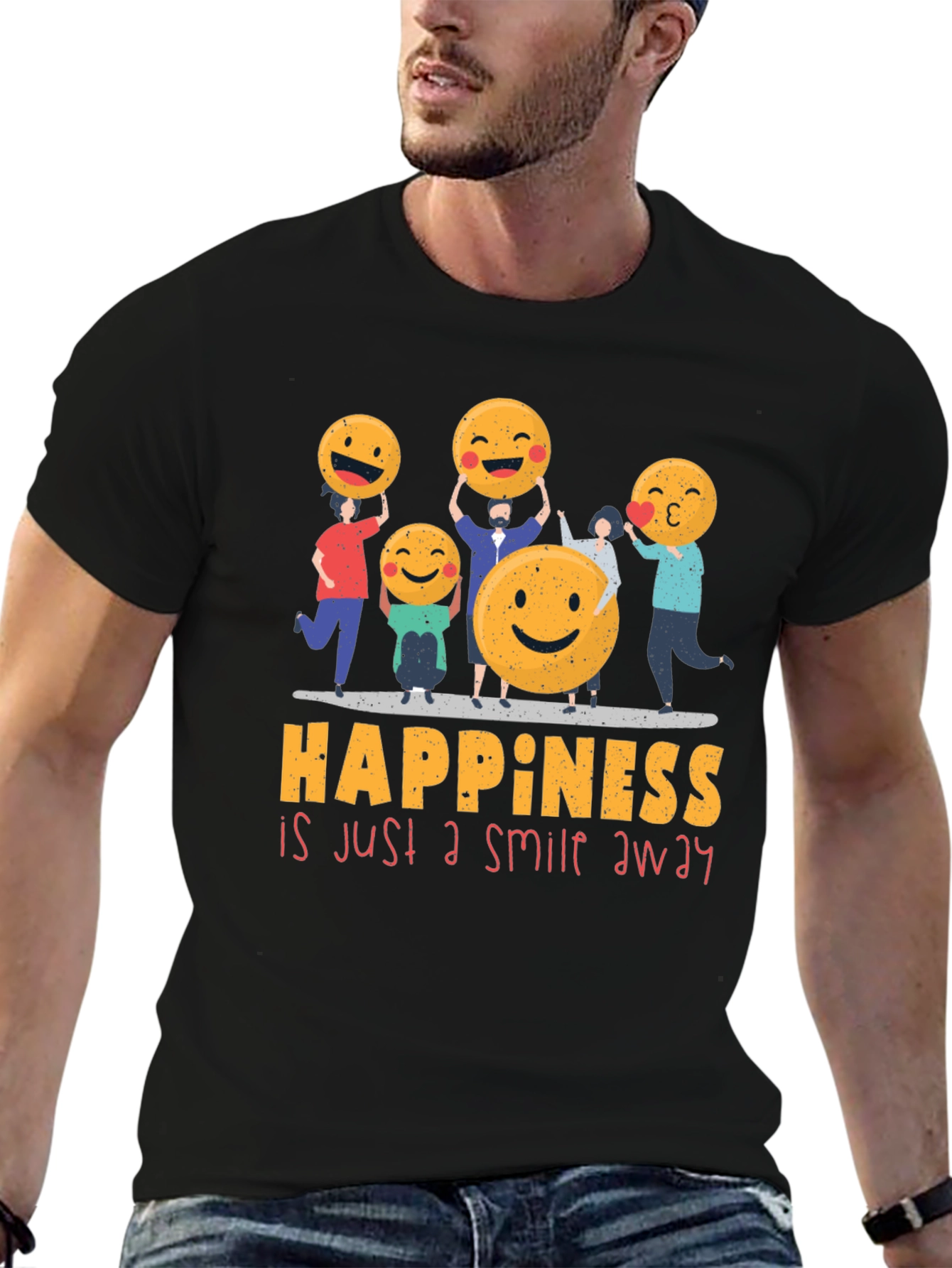 Happiness is Just a Smile Away T-Shirt